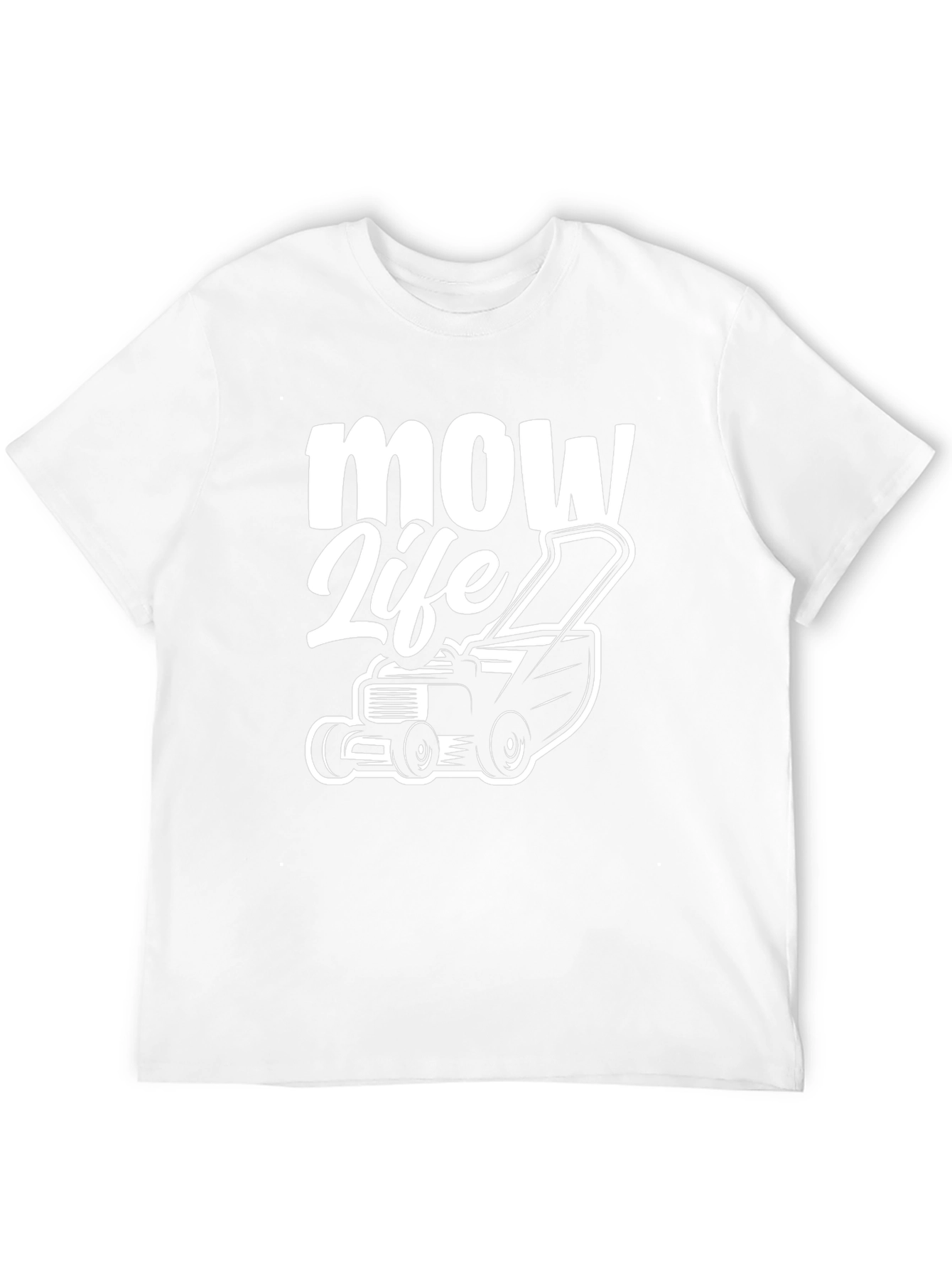 Black Mow Life Graphic Tee - Lawn Care T-Shirt view 12