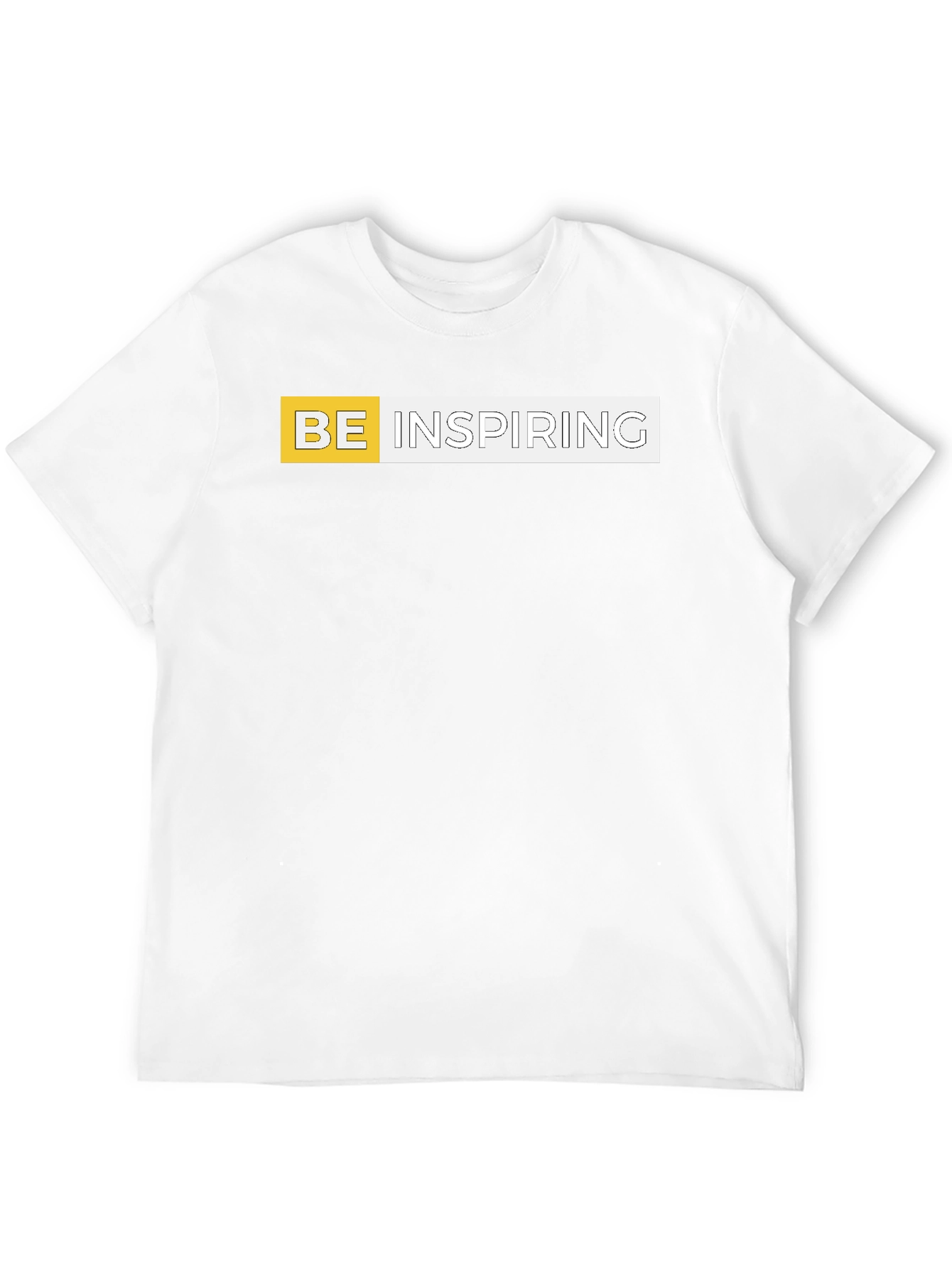 Black Be Inspiring Graphic Tee - Modern Comfort Fit view 12