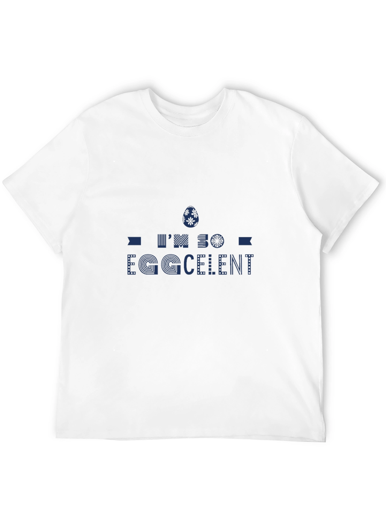 Eggcellent Easter T-Shirt - Men's Black Tee - 12