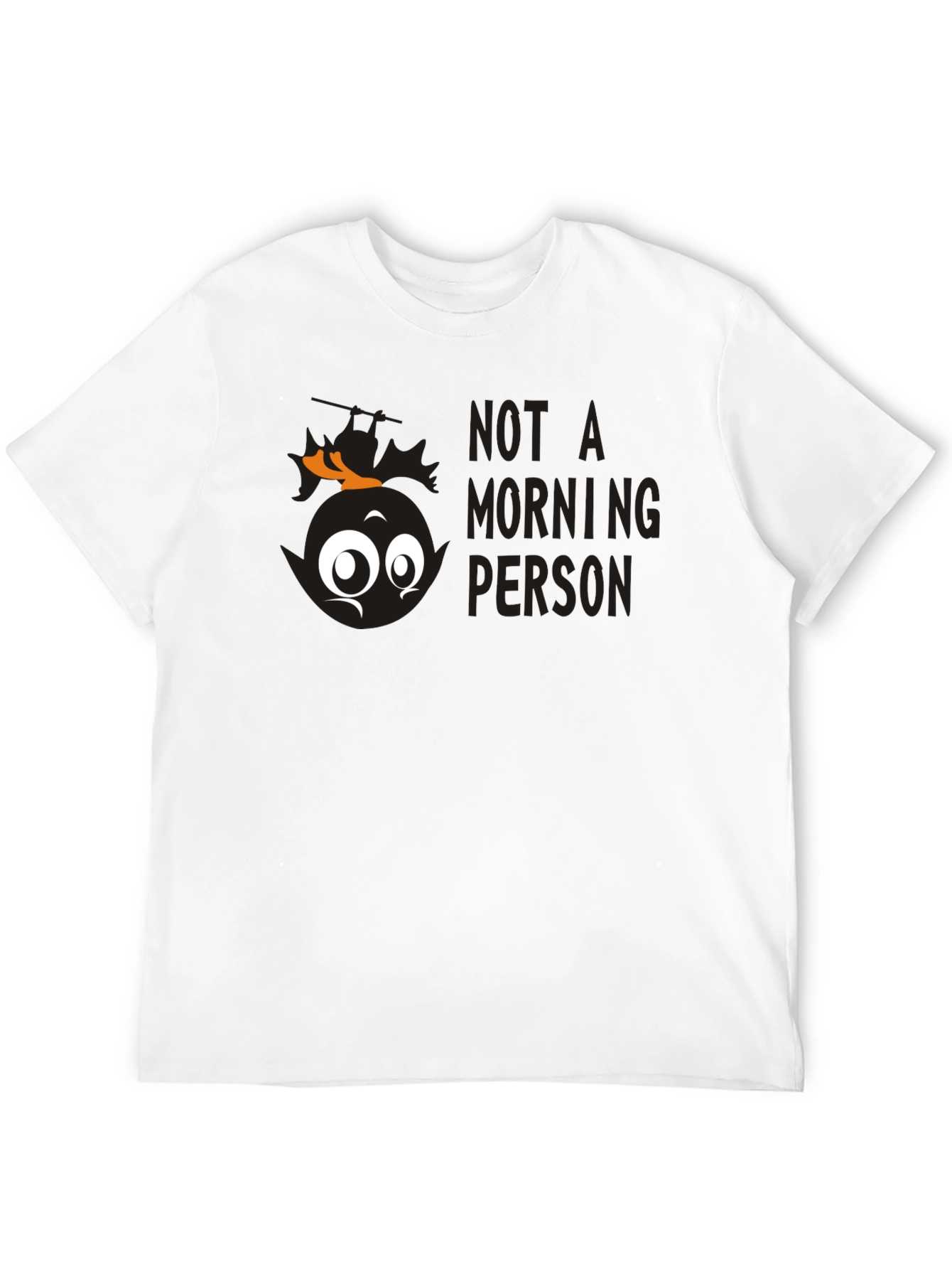 Black Not A Morning Person T-Shirt - Black view 12