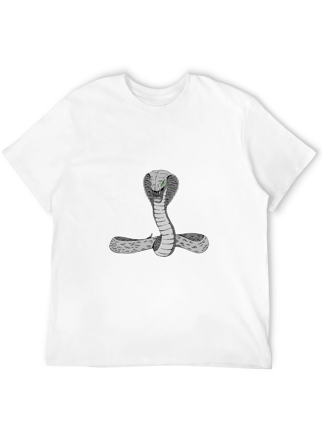 Black Cobra Graphic Tee - Men's Black T-Shirt view 12