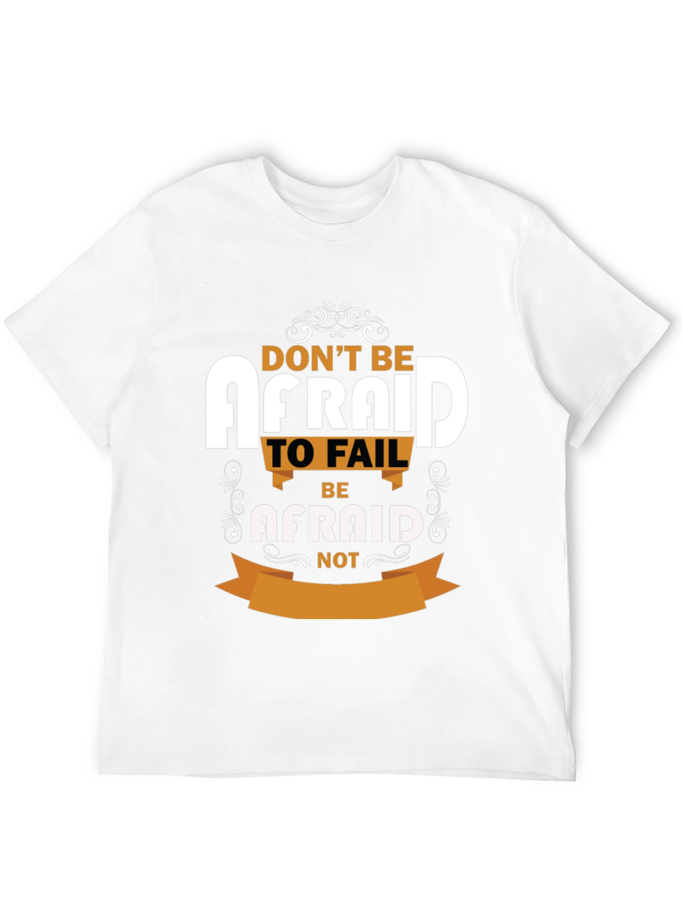 Black Inspirational T-Shirt - Don't Be Afraid view 12