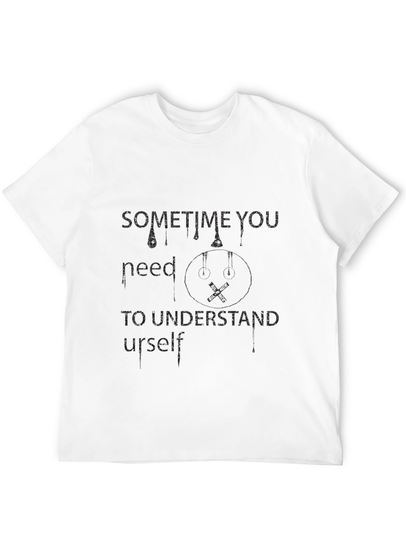 Black Sometime You Need to Understand Urself Black T-Shirt view 12