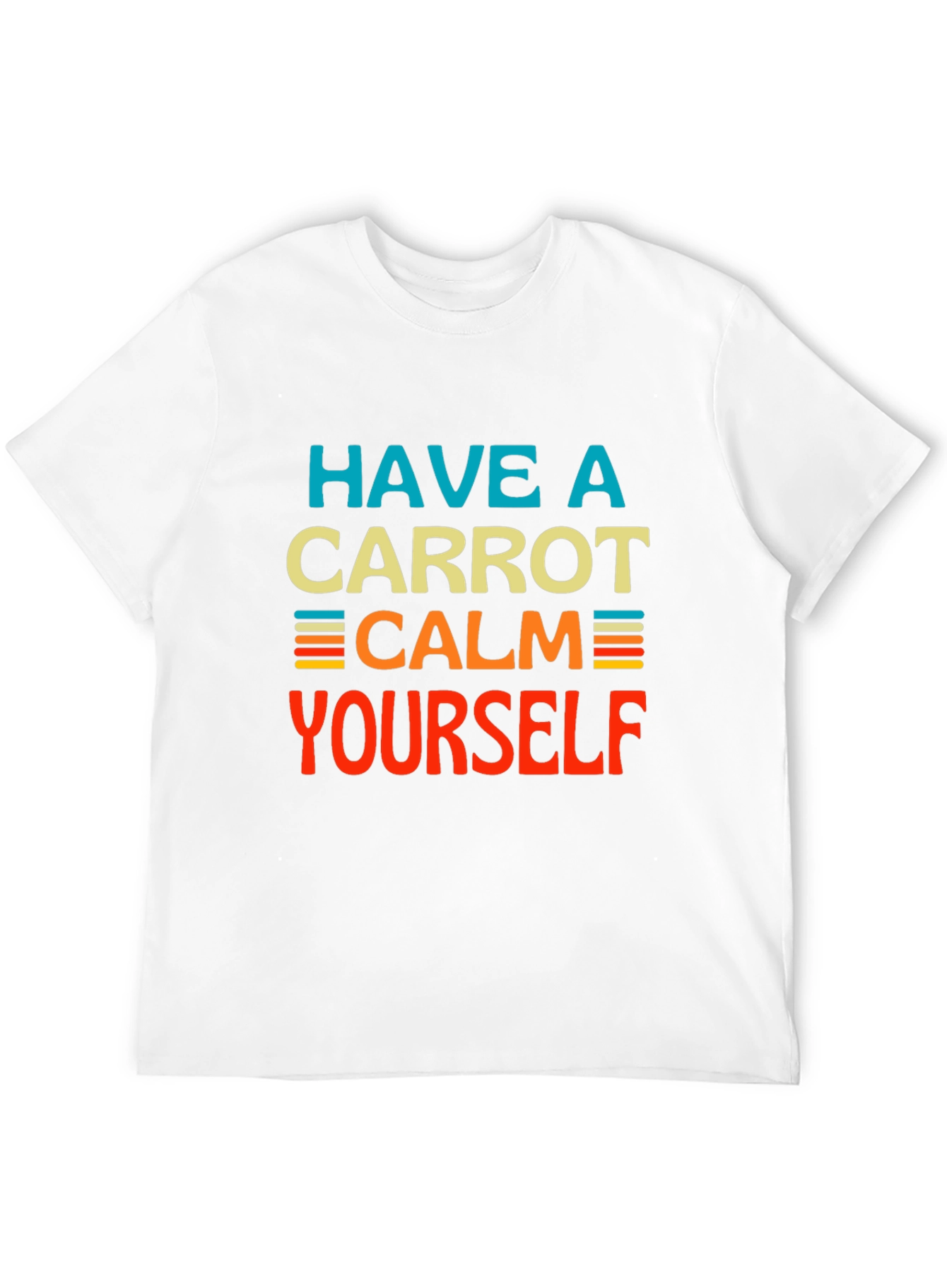 Black Have a Carrot Calm Yourself - Graphic T-Shirt view 12