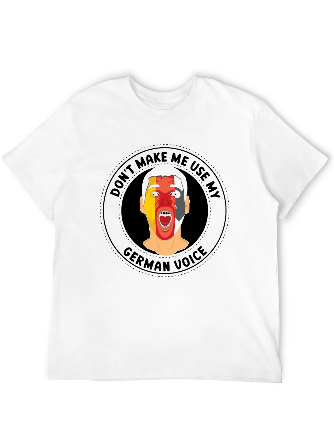 Black Don't Make Me Use My German Voice T-Shirt view 12