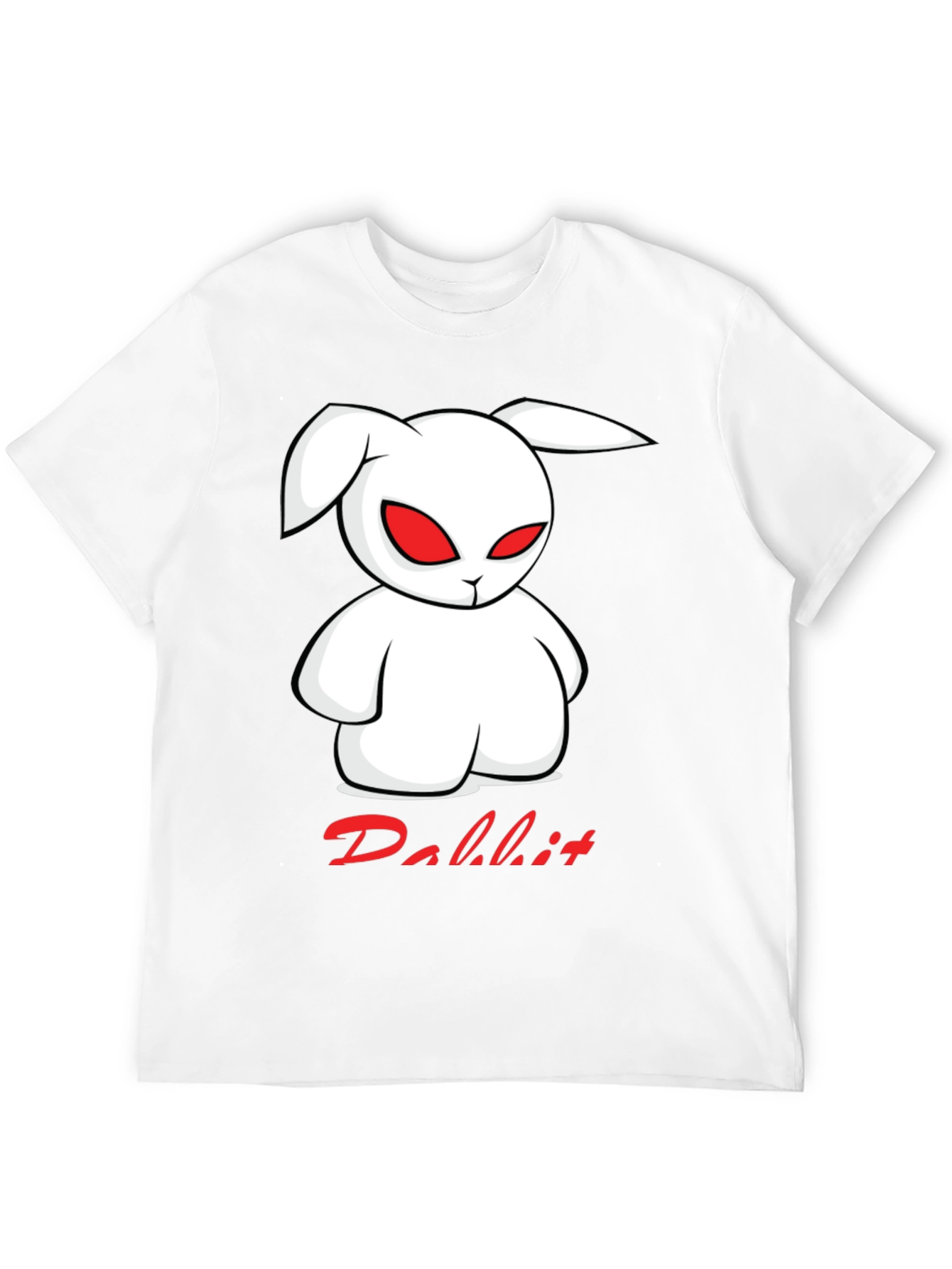 Black Rabbit Graphic Print T-Shirt view 12