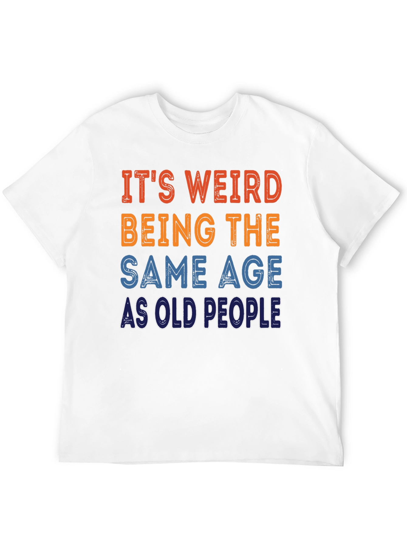 Black Funny Old People T-Shirt view 12