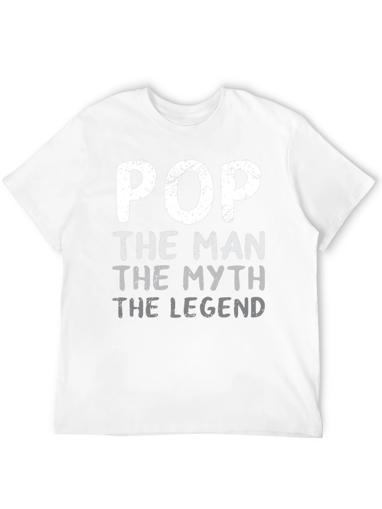 Black Pop The Man The Myth The Legend Black T-Shirt view 12