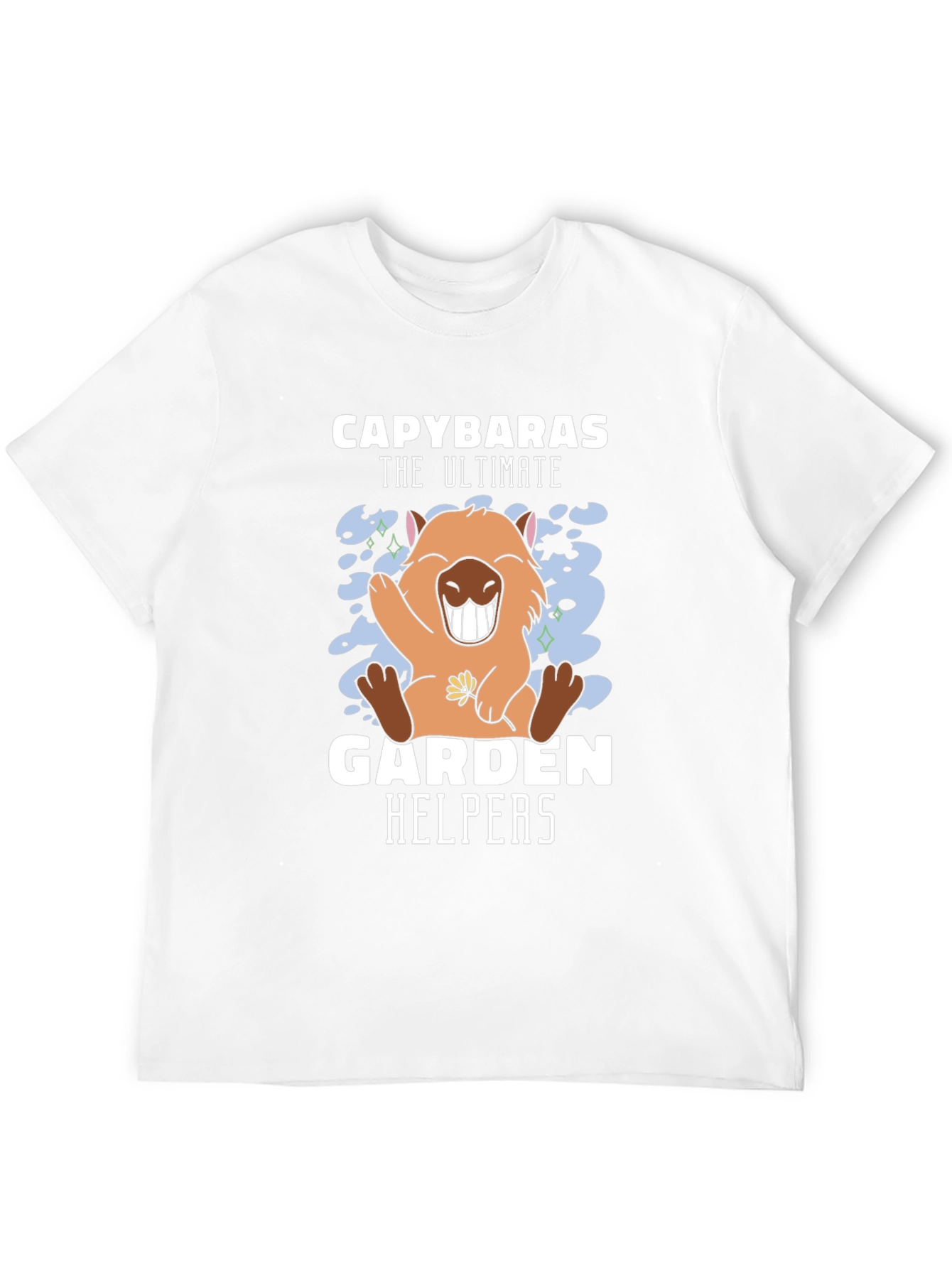Black Capybara Garden Helpers Graphic Tee view 12