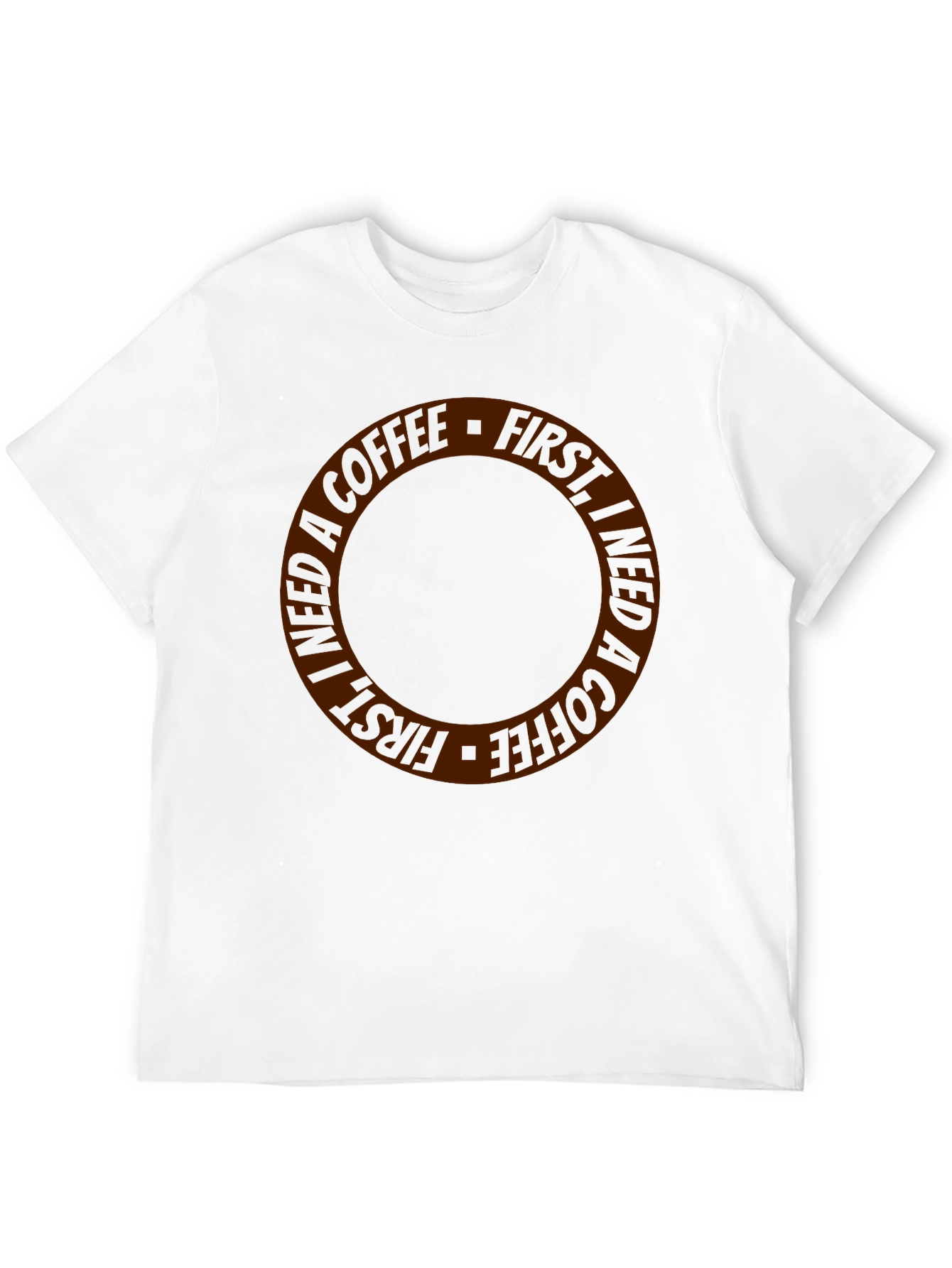 Black Coffee First Graphic Tee - Unisex Black T-Shirt view 12