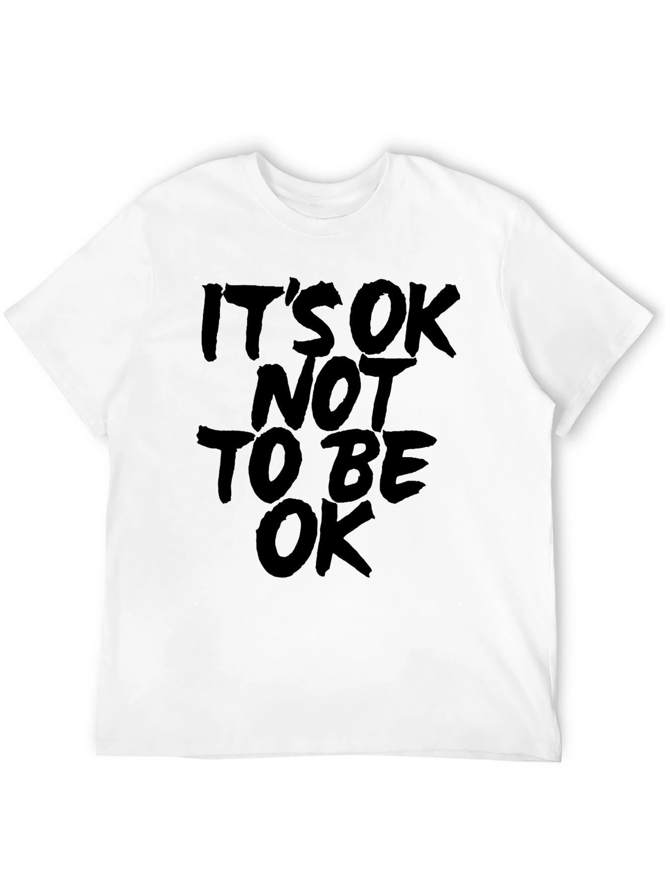 Black It's Ok Not To Be Ok Graphic Tee - Black view 12