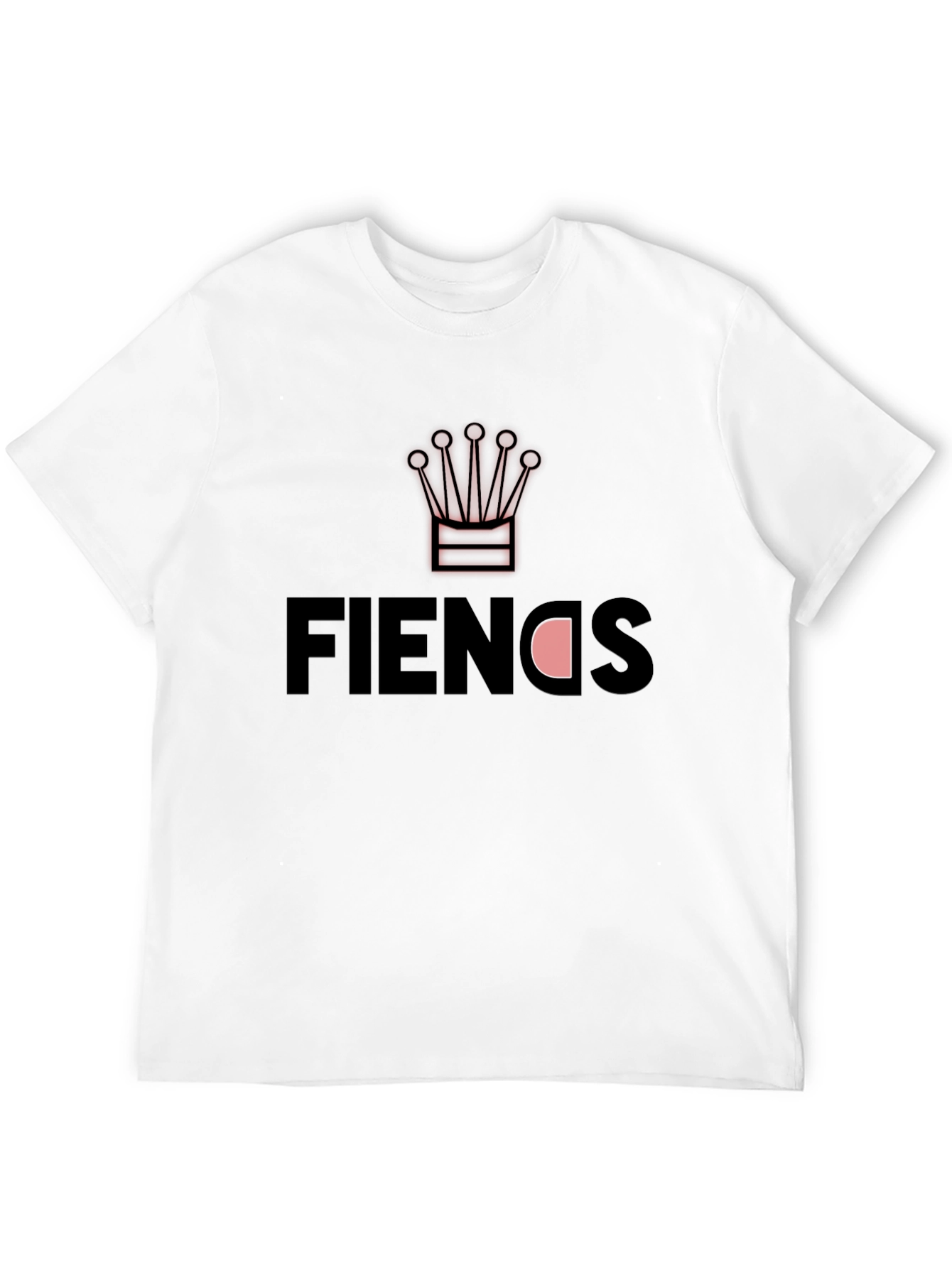 Black Fiends Graphic T-Shirt, Crown Logo view 12