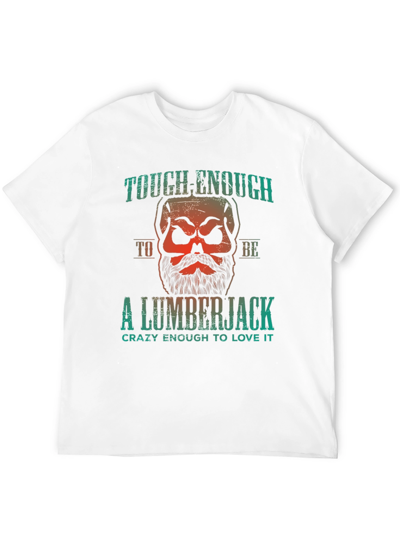 Black Tough Enough Lumberjack Graphic Tee view 12