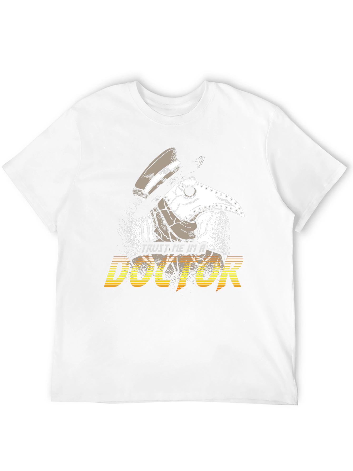 Plague Doctor Graphic T-Shirt - Trust Me, I'm A Doctor - 12