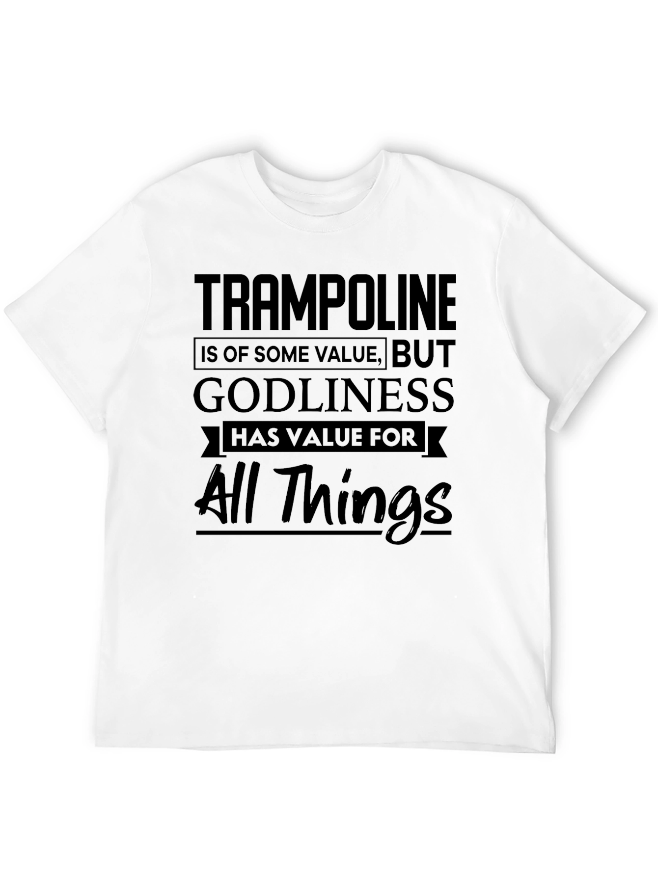 Black Godliness Value T-Shirt view 12