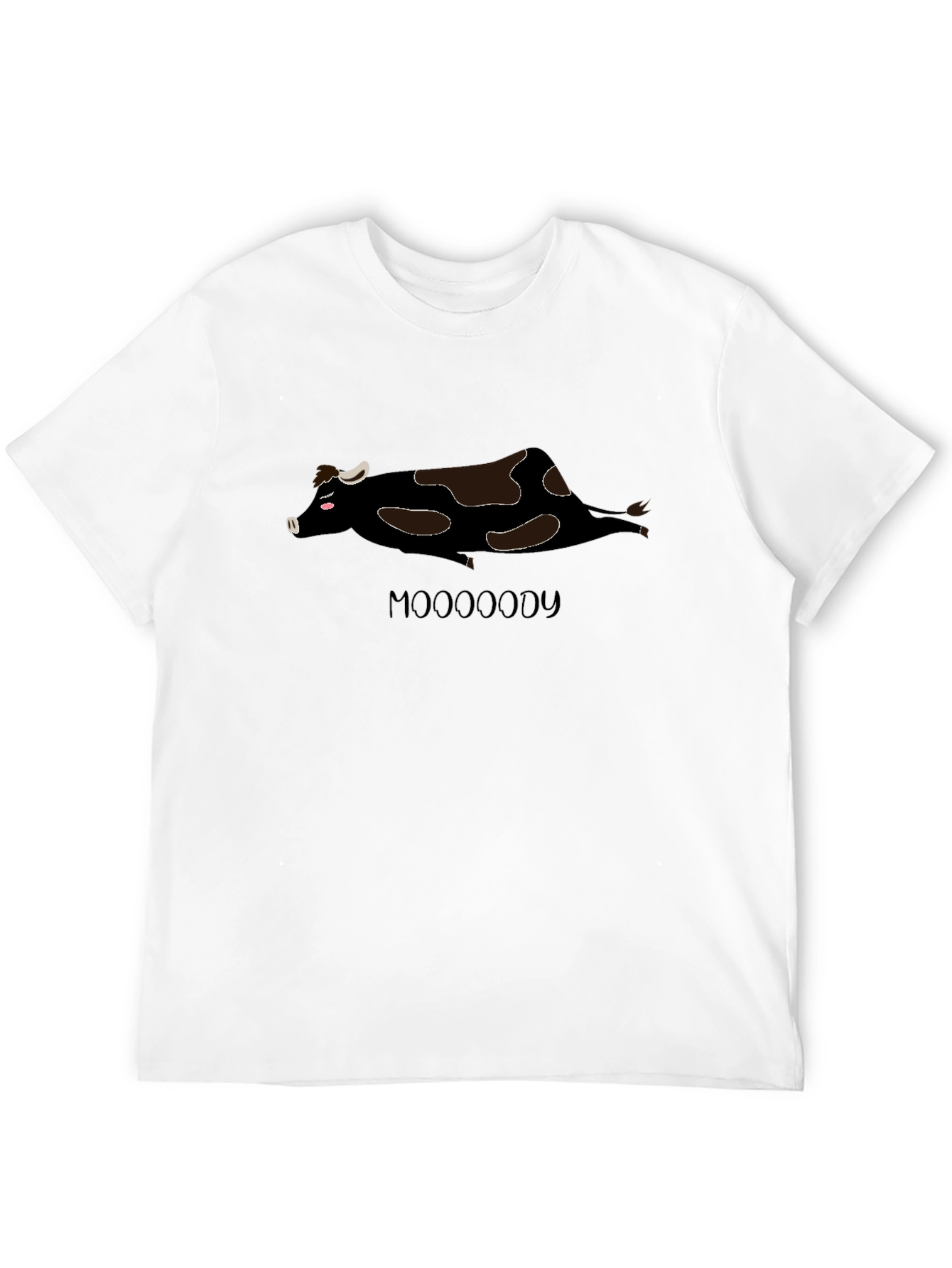 Black Mooooody Cow T-Shirt - Relaxed Fit view 12