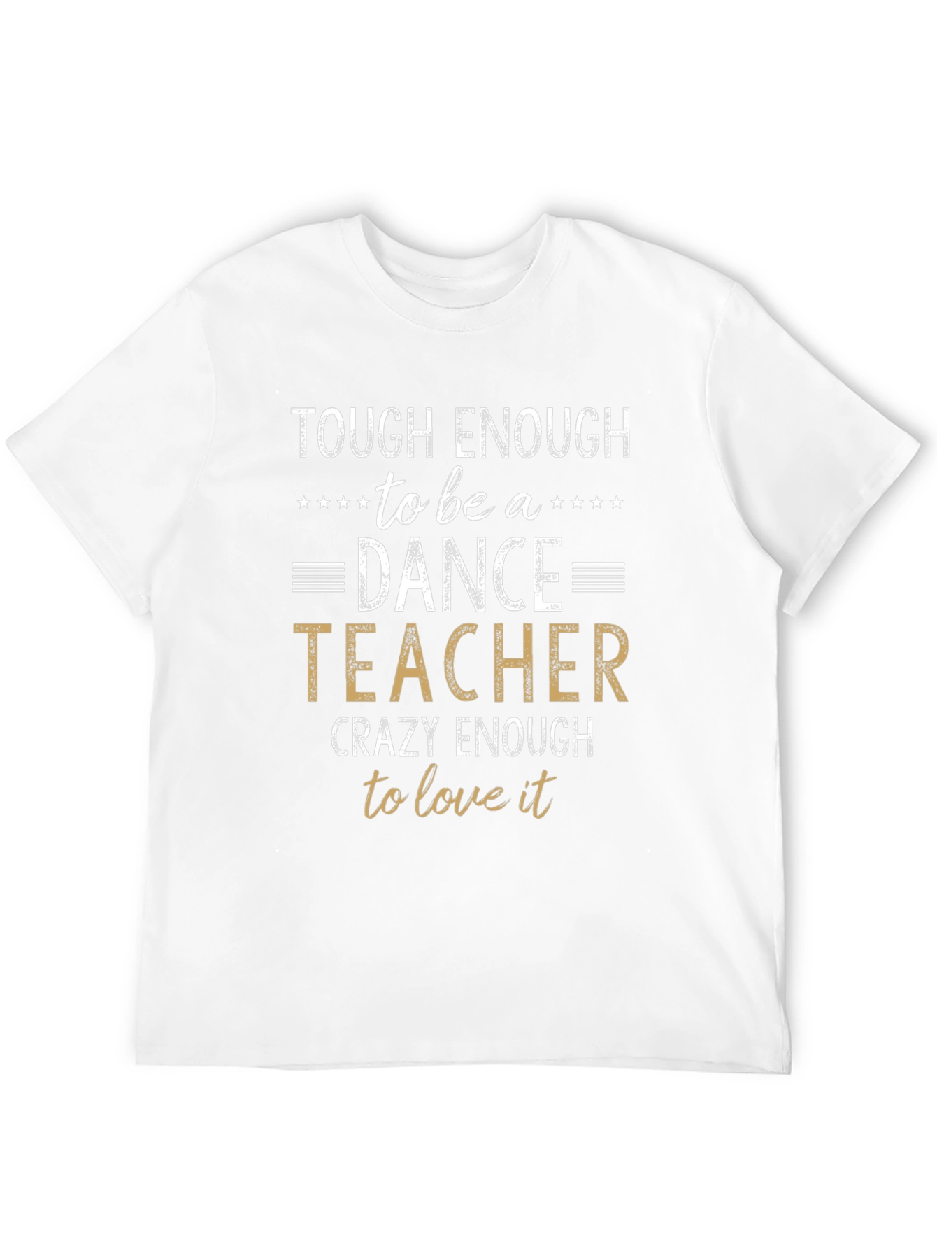 Black Tough Enough Dance Teacher T-Shirt view 12