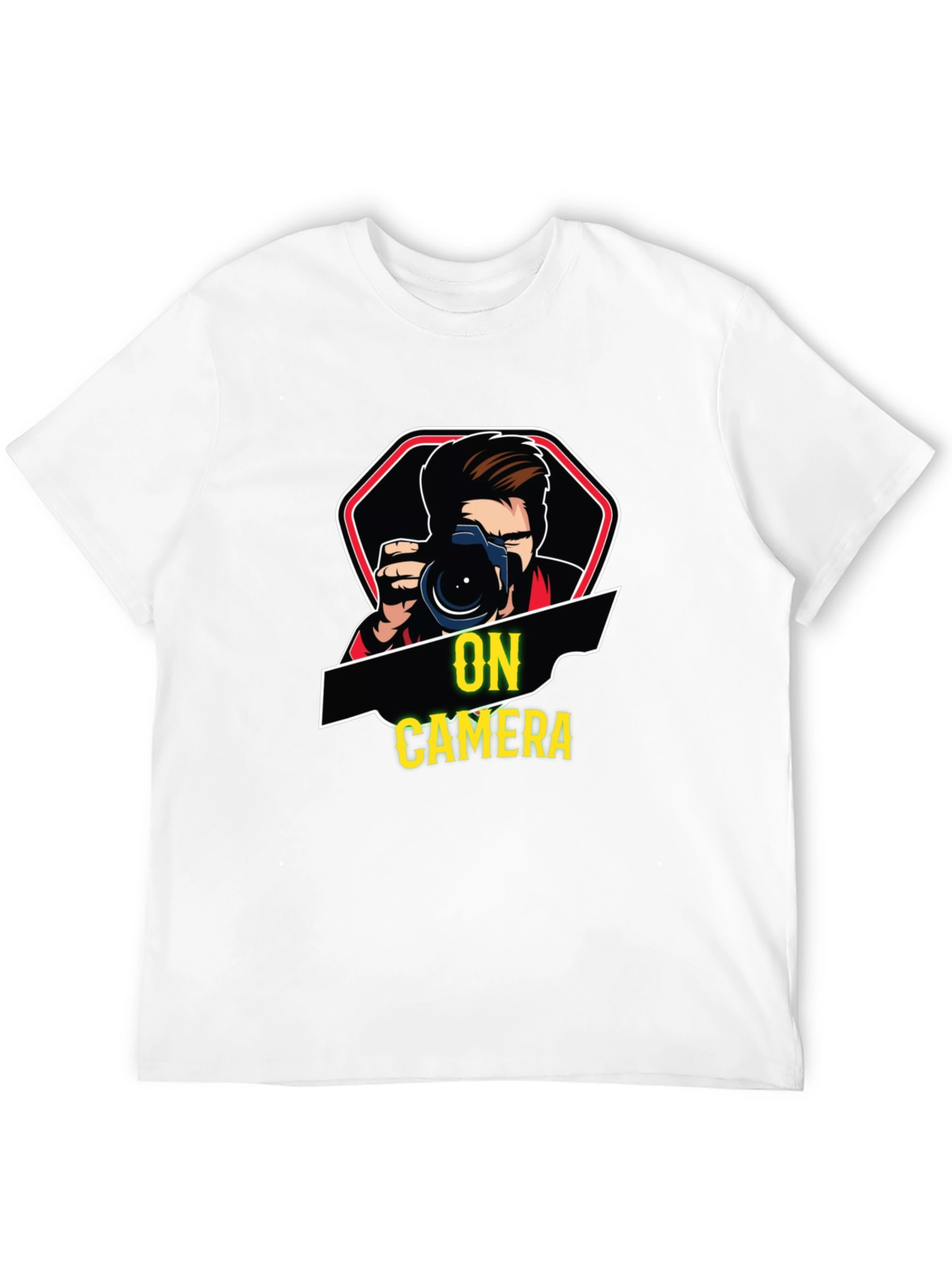 Black On Camera Black T-Shirt view 12