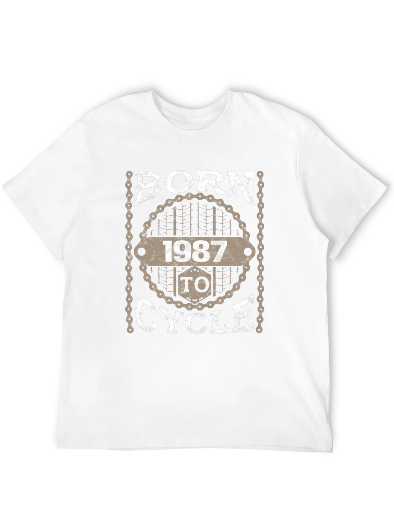 Black Born In 1987 To Cycle T-Shirt view 12