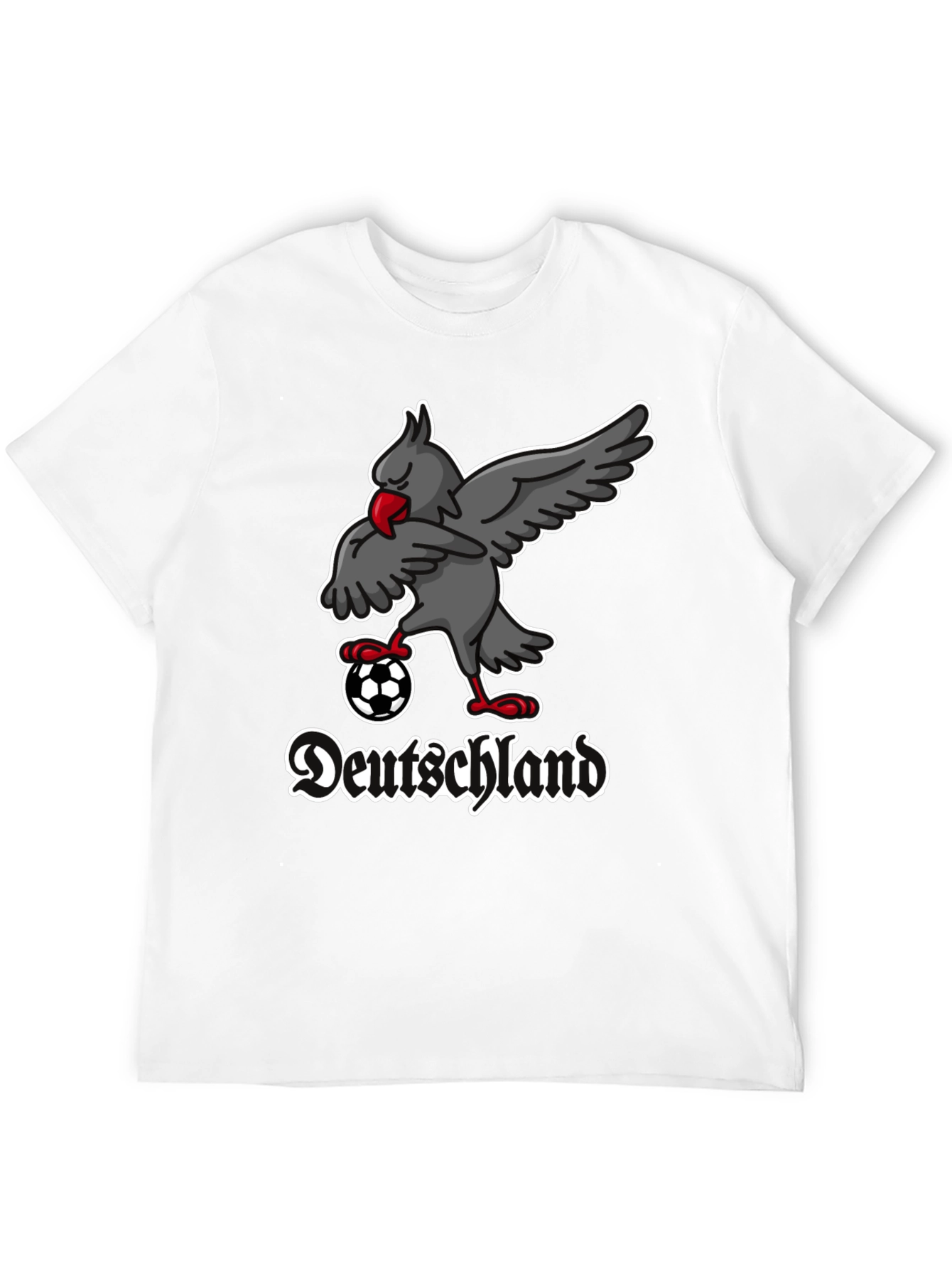 Black Germany Soccer Raven T-Shirt view 12