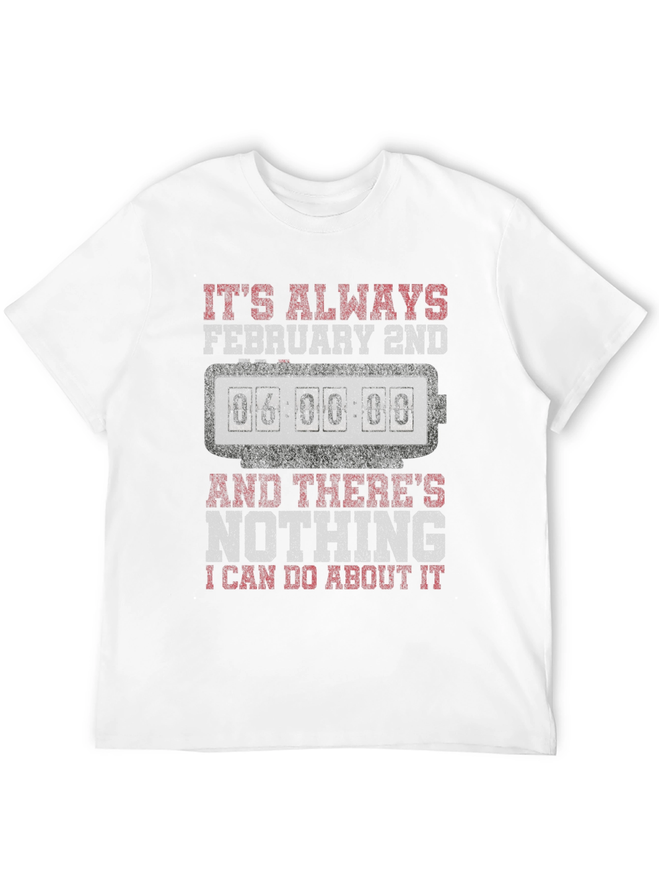 Black It's Always February 2nd T-Shirt view 12