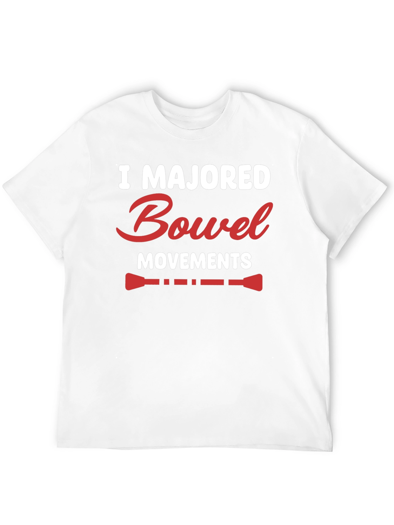 Black I Majored Bowel Movements Black T-Shirt view 12