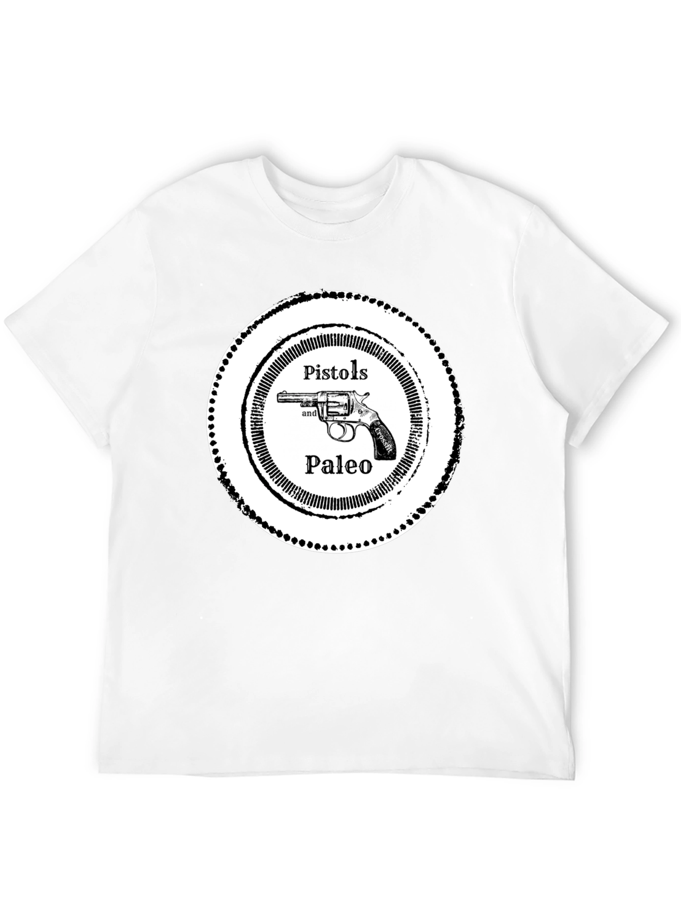 Pistols and Paleo Graphic Tee - Black - 12