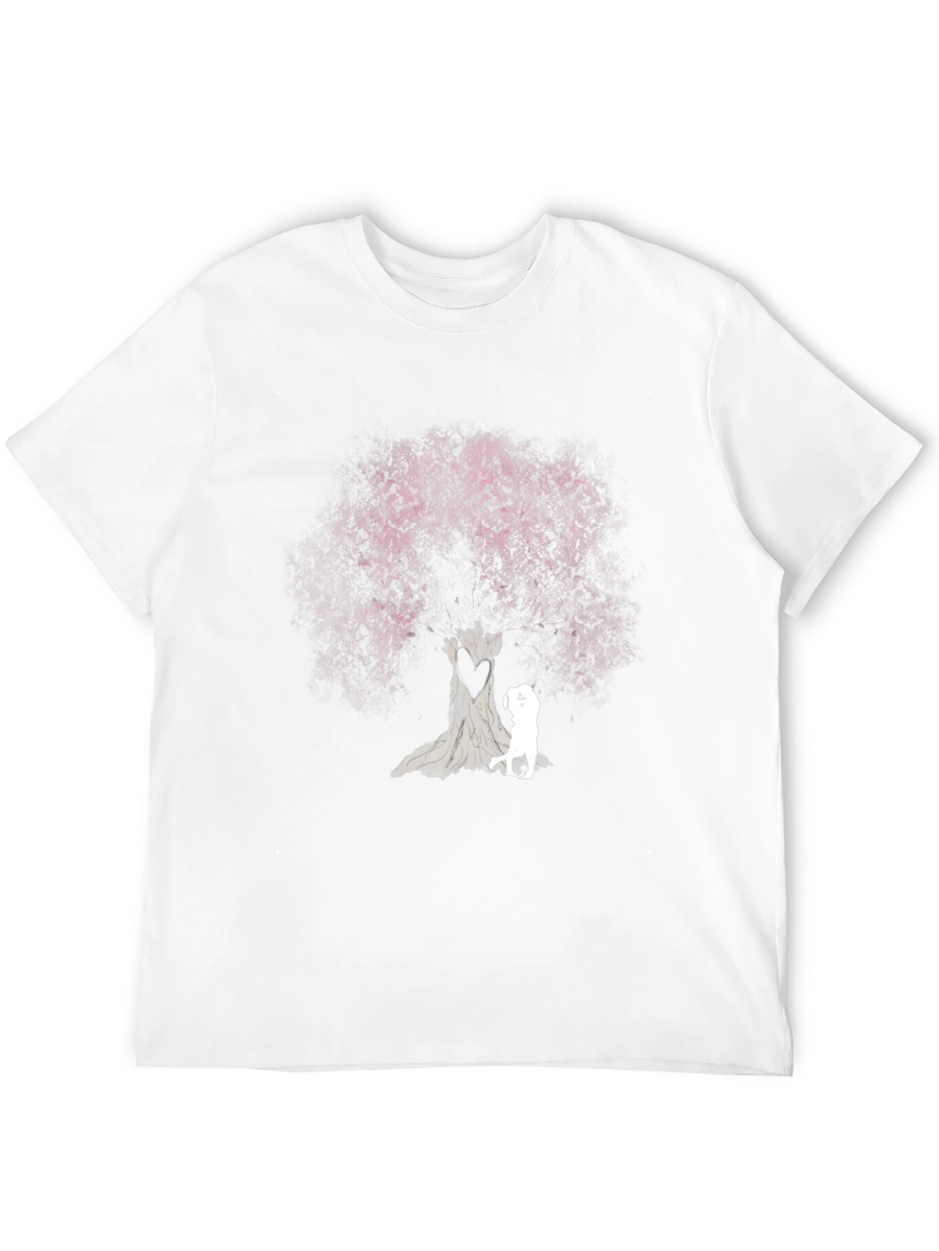 Black Romantic Tree T-Shirt - Soft Cotton Blend view 12