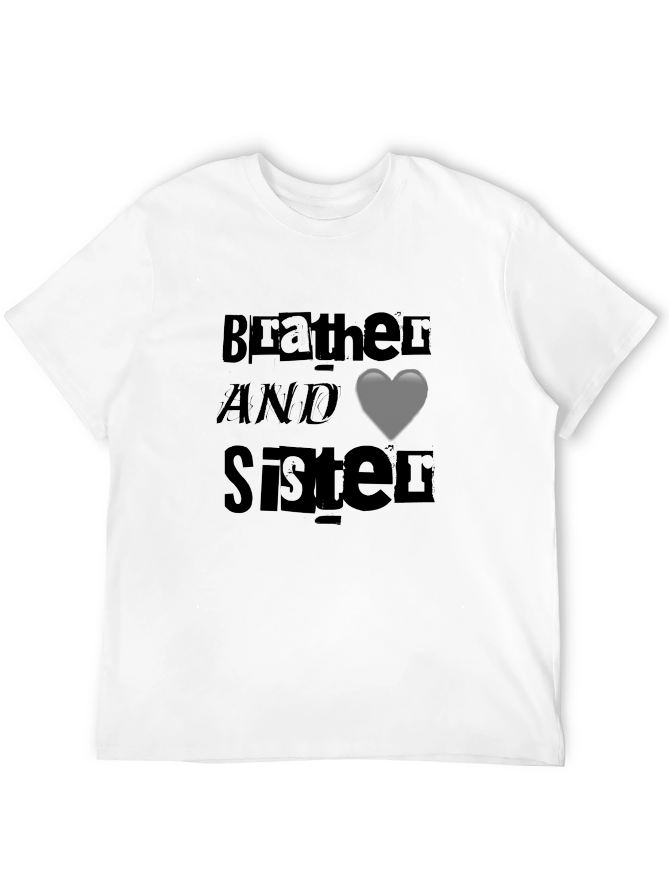 Black Brother and Sister T-Shirt - Black Graphic Tee view 12