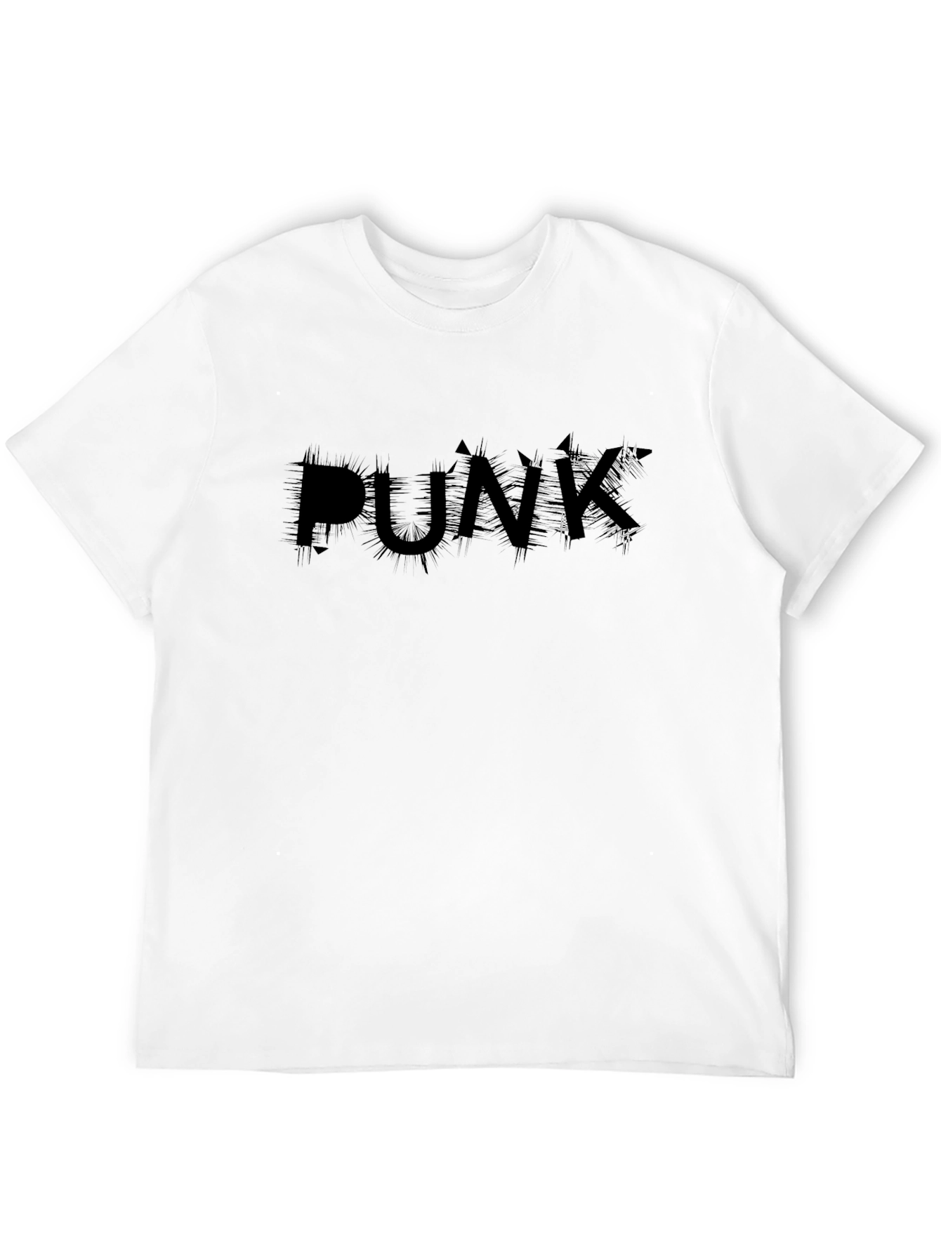 Black Edgy Black Punk T-Shirt view 12