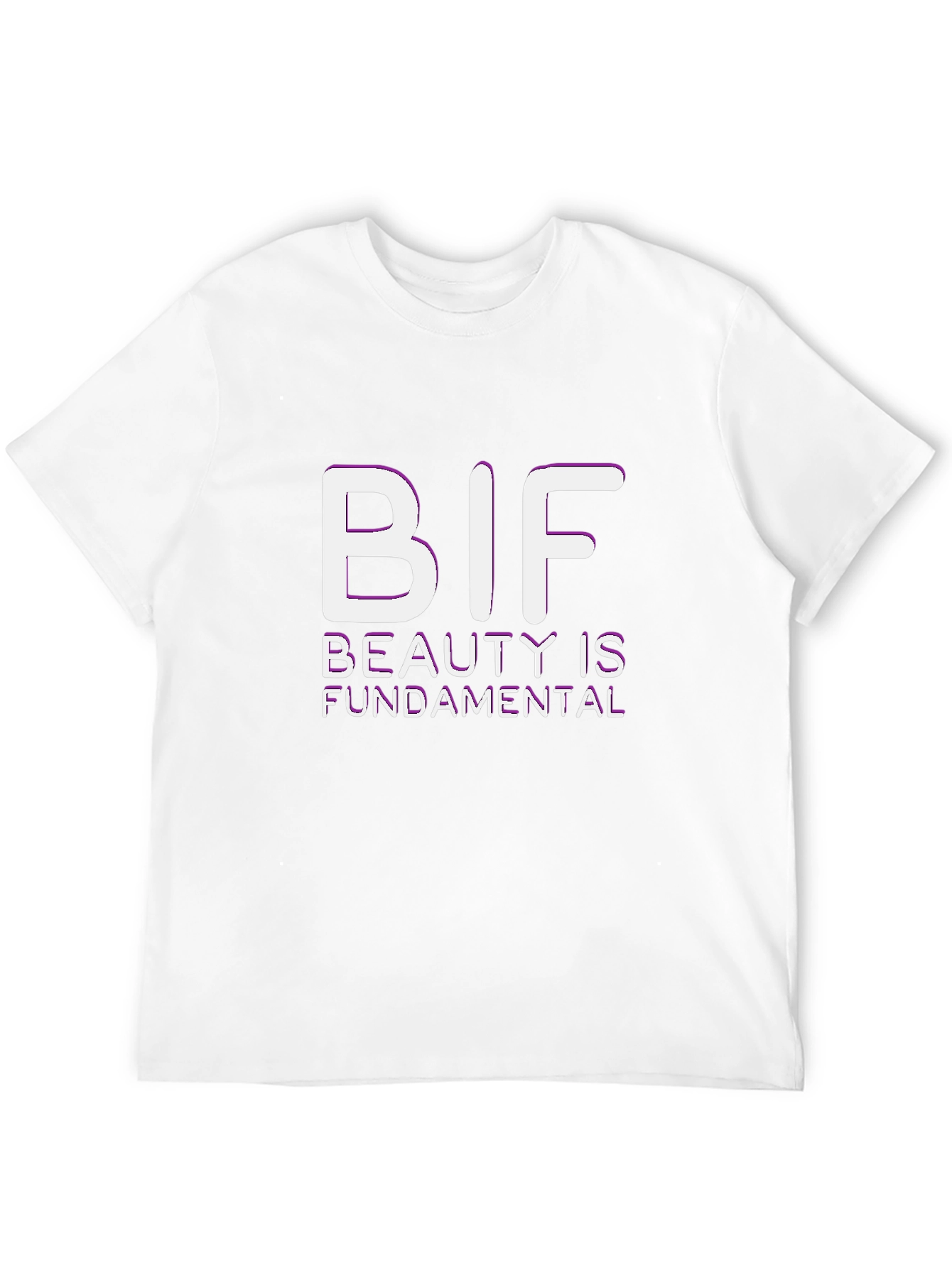 Black BIF Beauty is Fundamental Black T-Shirt view 12