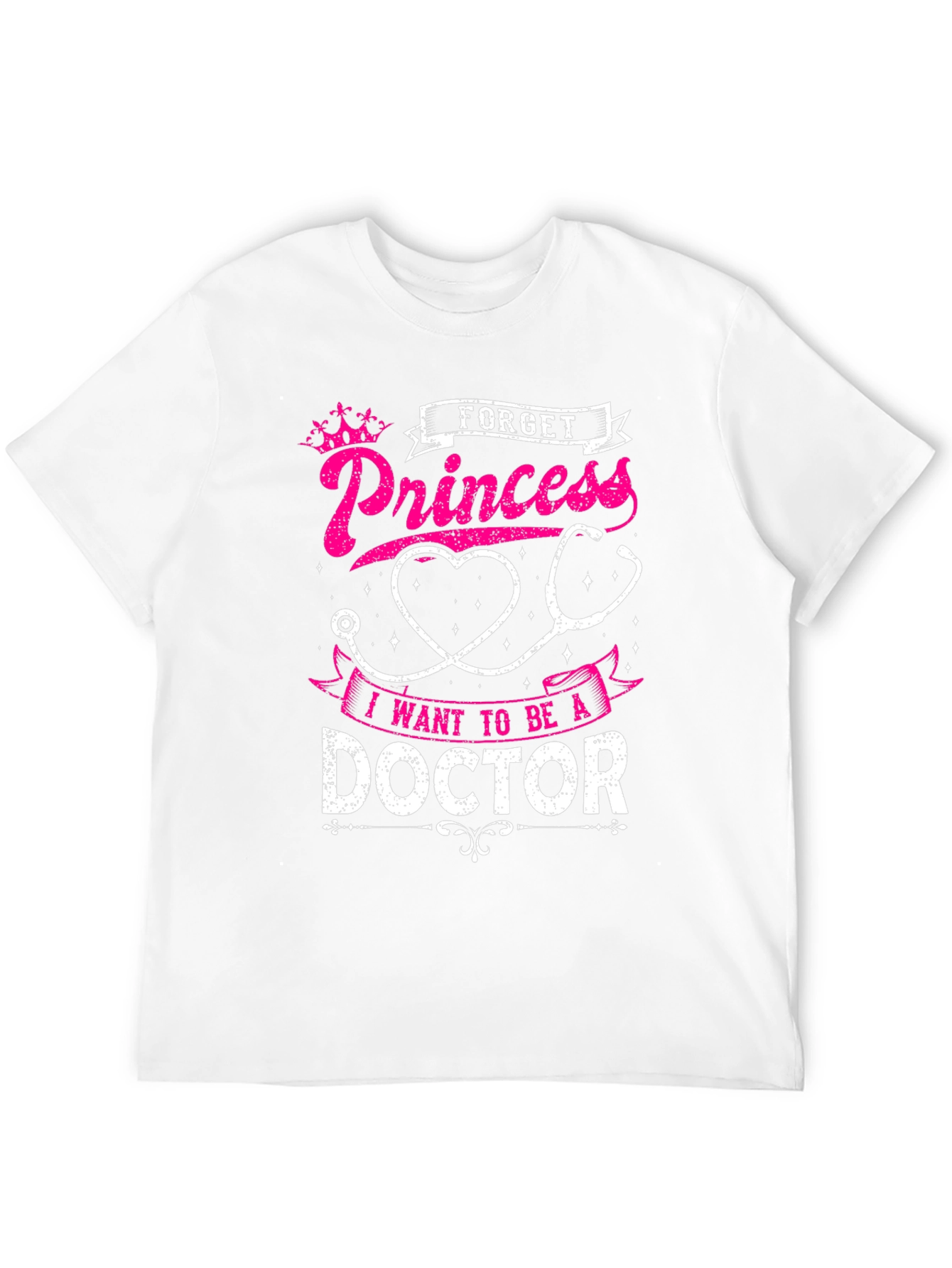 Future Doctor T-Shirt - Forget Princess, Be a Doctor Tee - 12