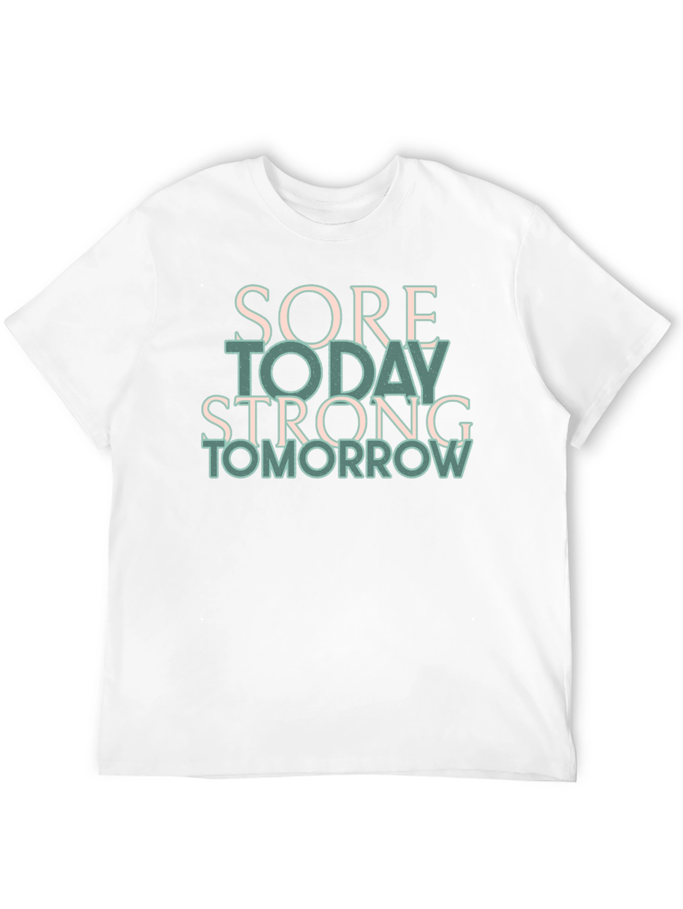 Black Sore Today Strong Tomorrow Black T-Shirt view 12