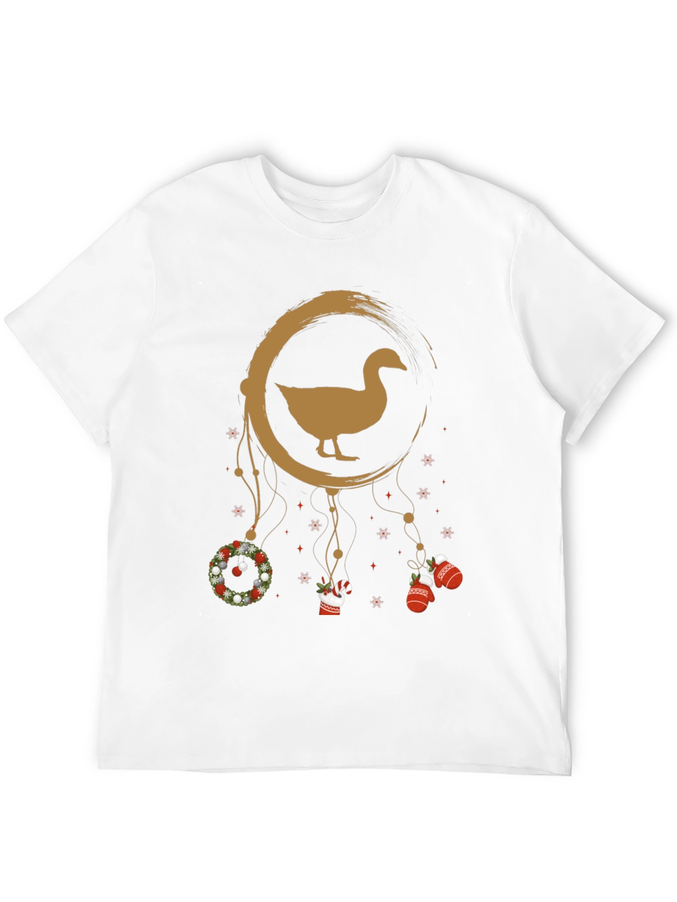 Black Holiday Goose Dreamcatcher Graphic Tee view 12