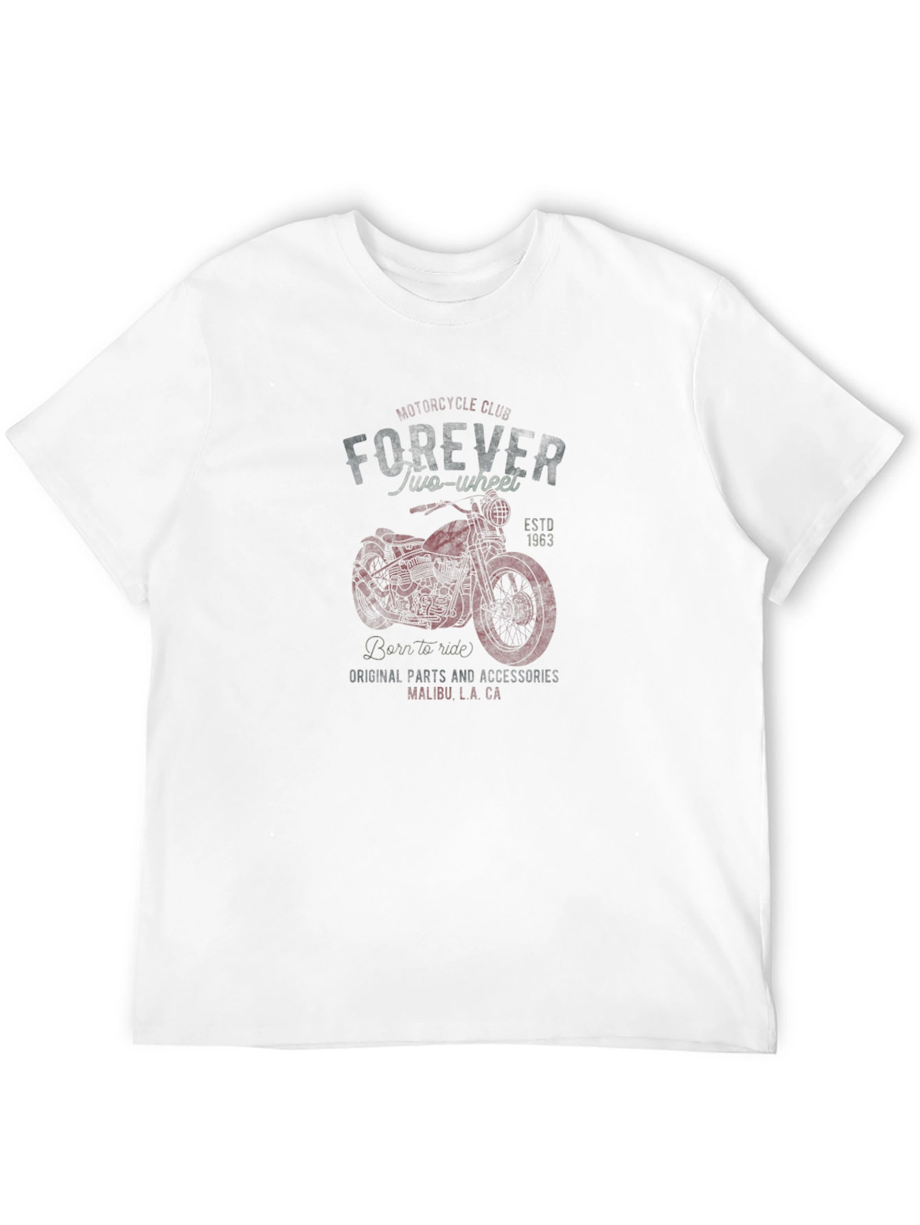 Forever Two-Wheel Motorcycle Club Graphic Tee - 12