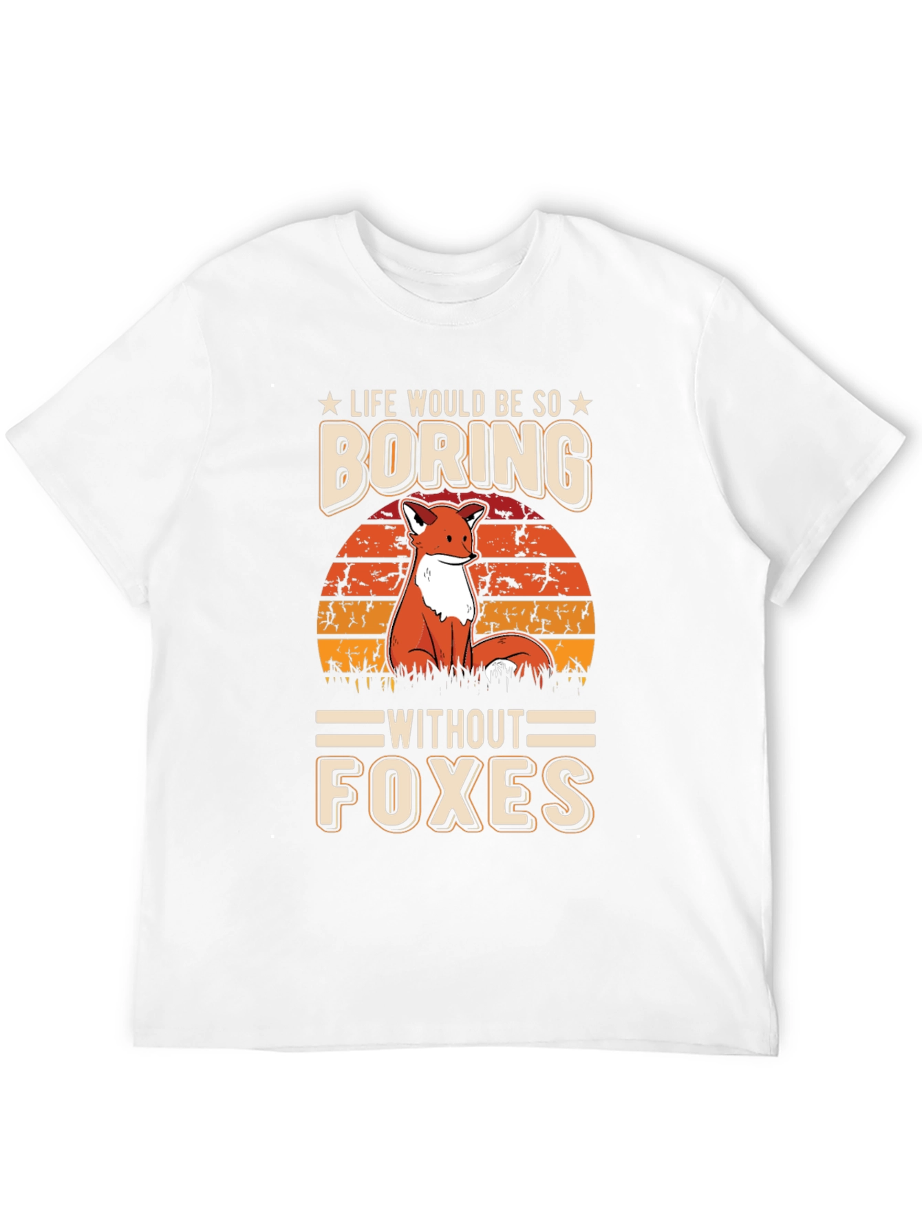Black Life Would Be So Boring Without Foxes T-Shirt view 12