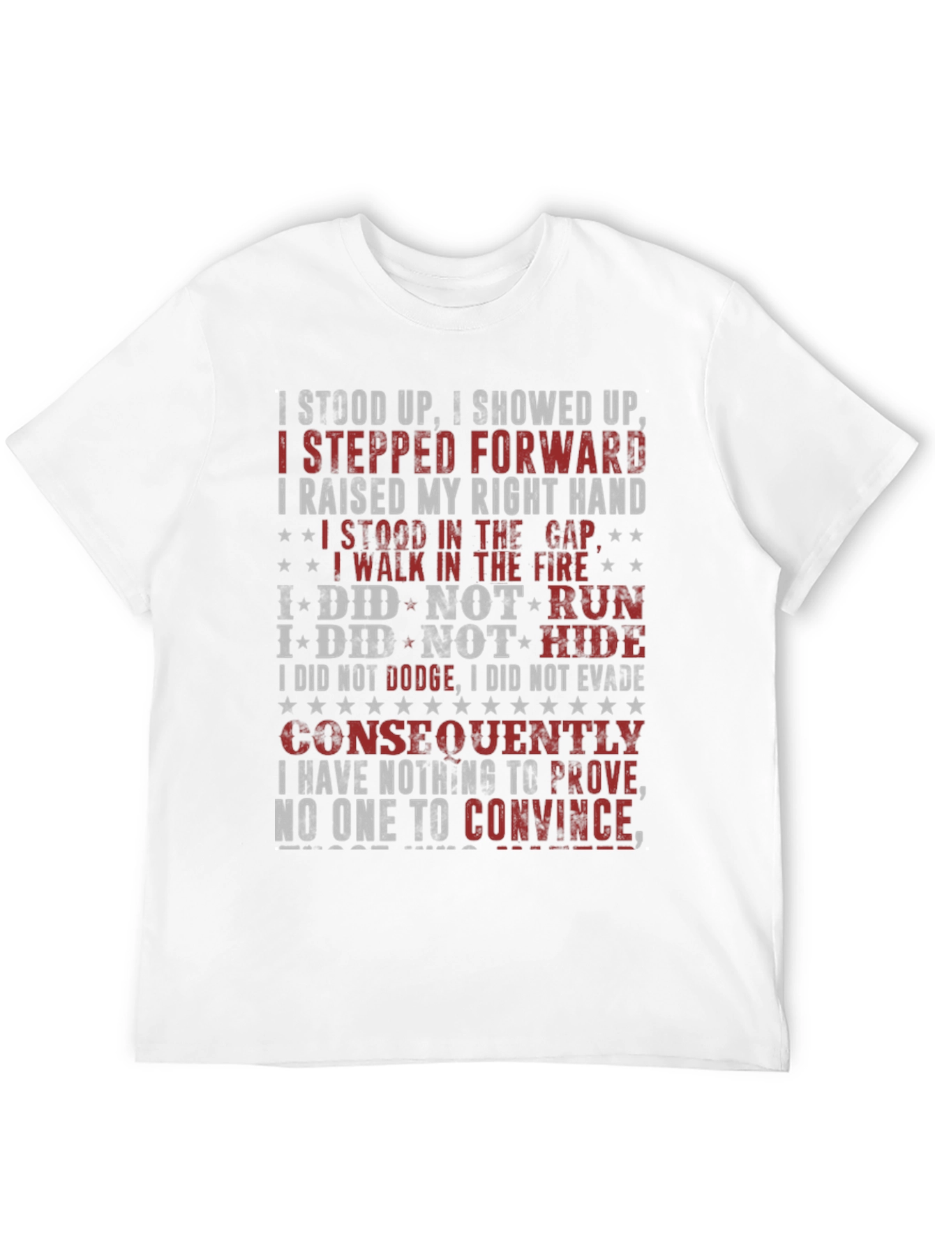 I Stood Up T-Shirt - Patriotic Design - 12
