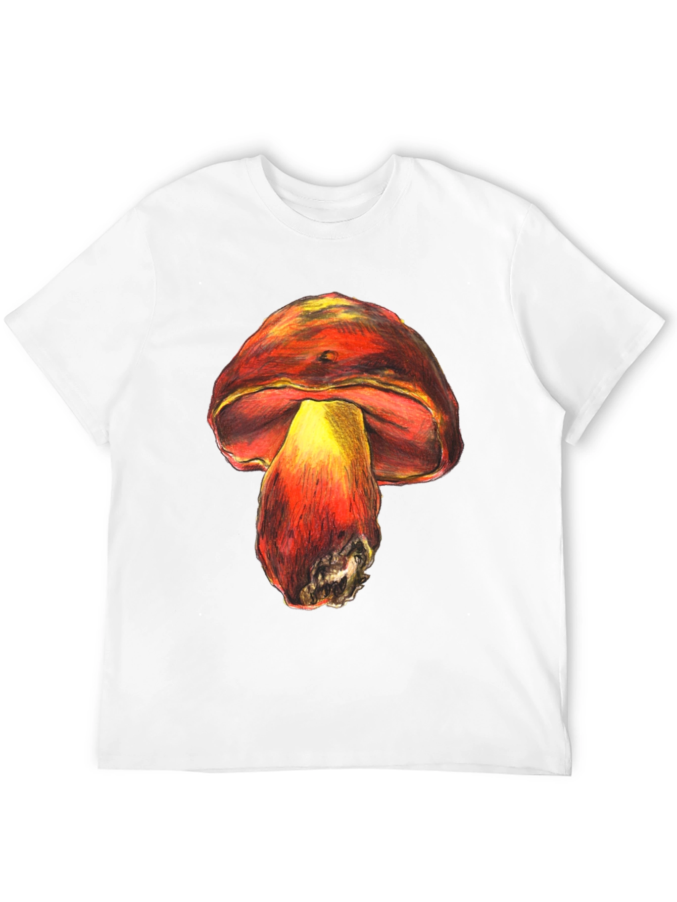 Black Mushroom Graphic Tee - Unique Unisex Design view 12