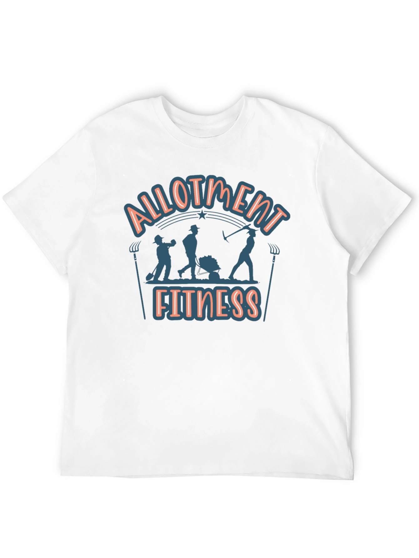 Black Allotment Fitness Graphic T-Shirt view 12