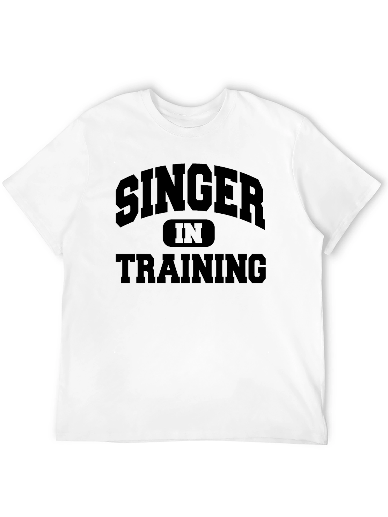 Black Singer In Training Black T-Shirt view 12