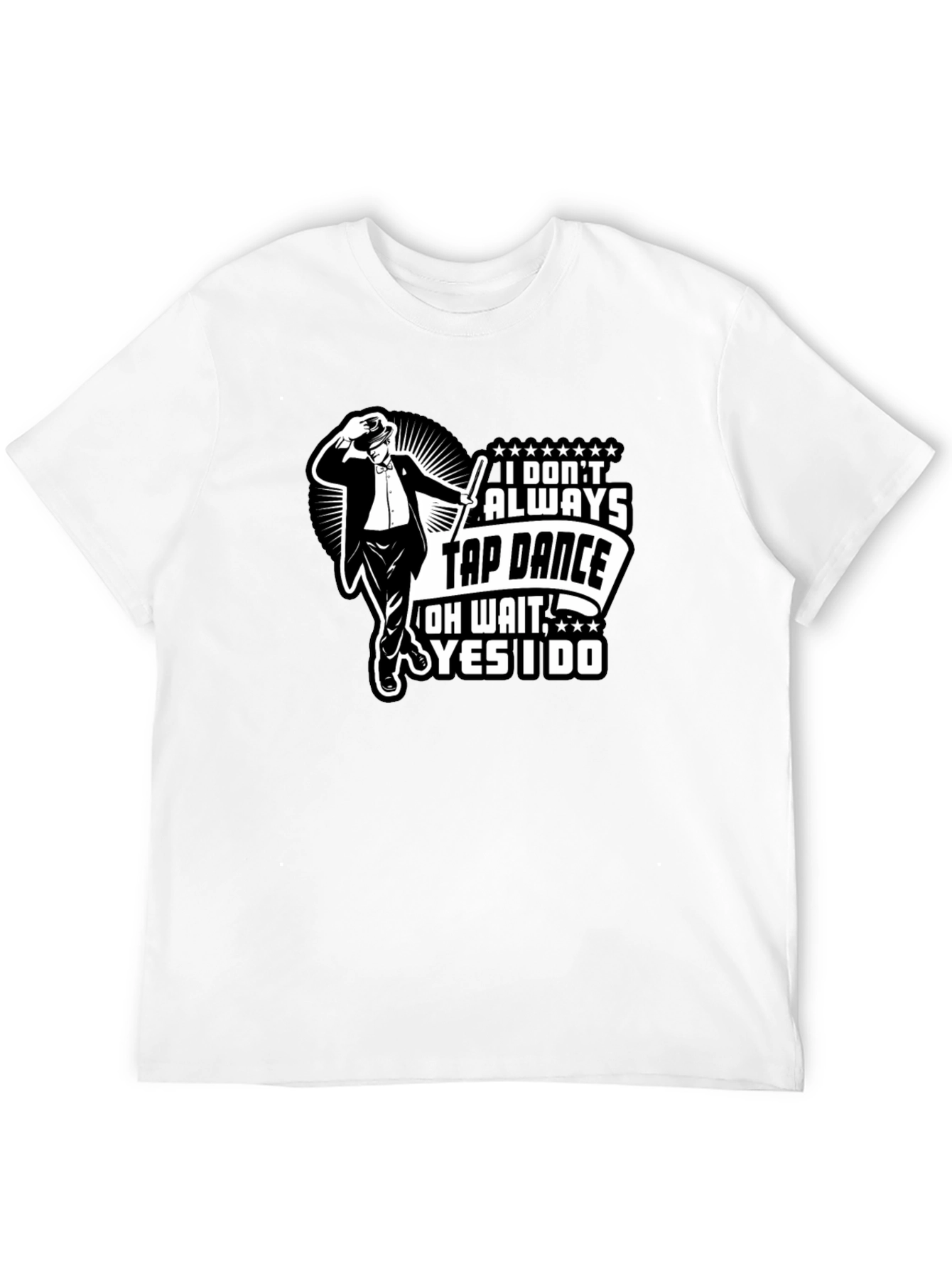 Black Tap Dance T-Shirt: Always Tap Dance view 12