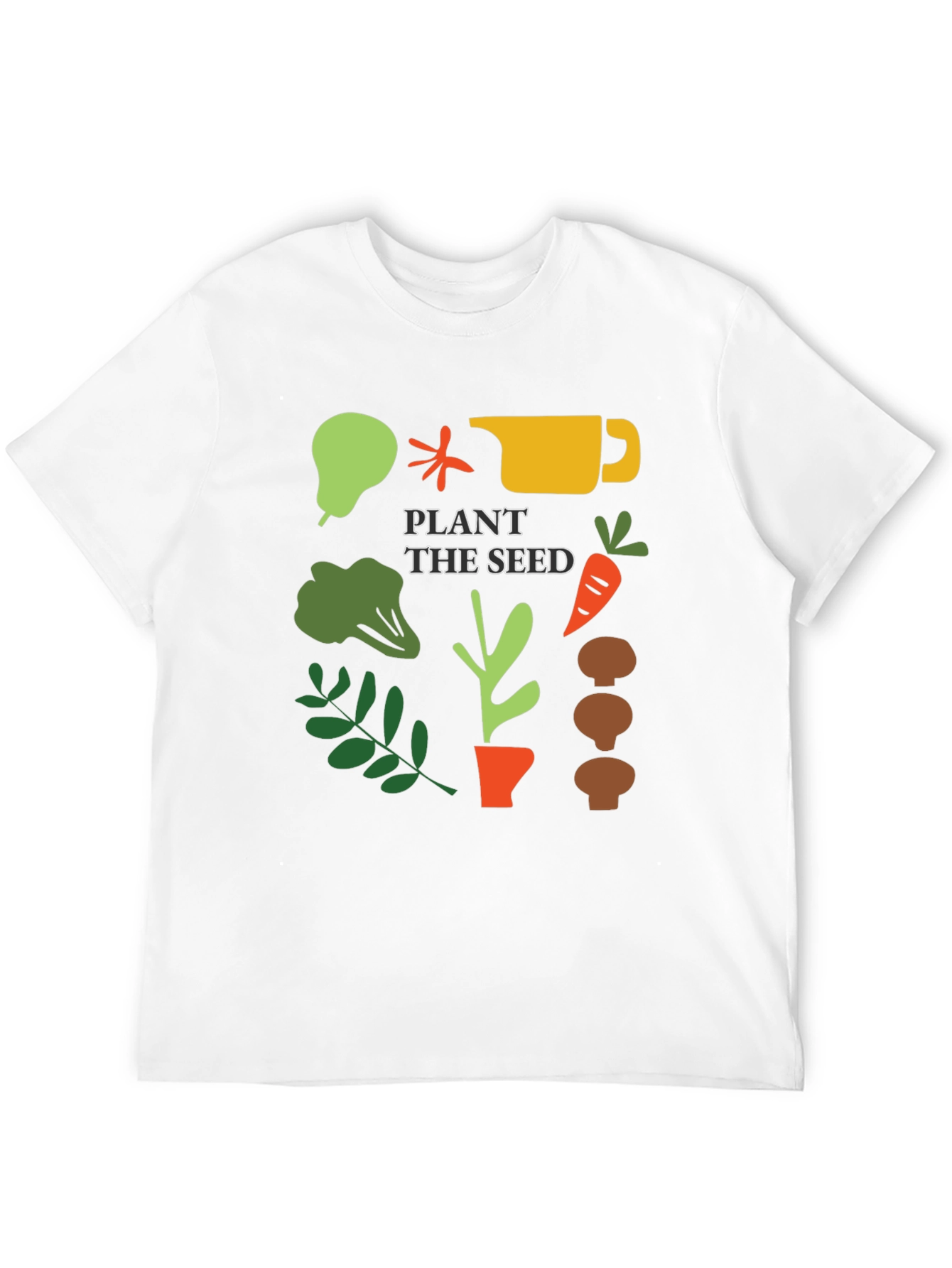 Black Plant the Seed Graphic Tee - Gardening T-Shirt view 12
