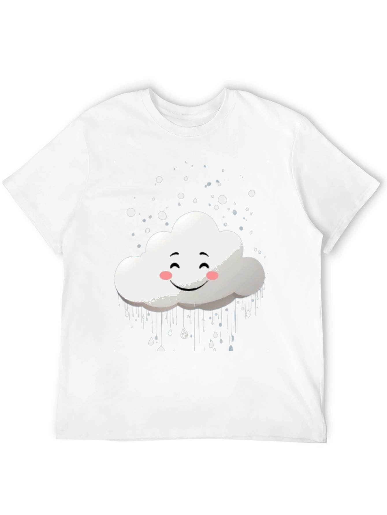 Black Cloud Graphic Tee - Happy Weather T-Shirt view 12