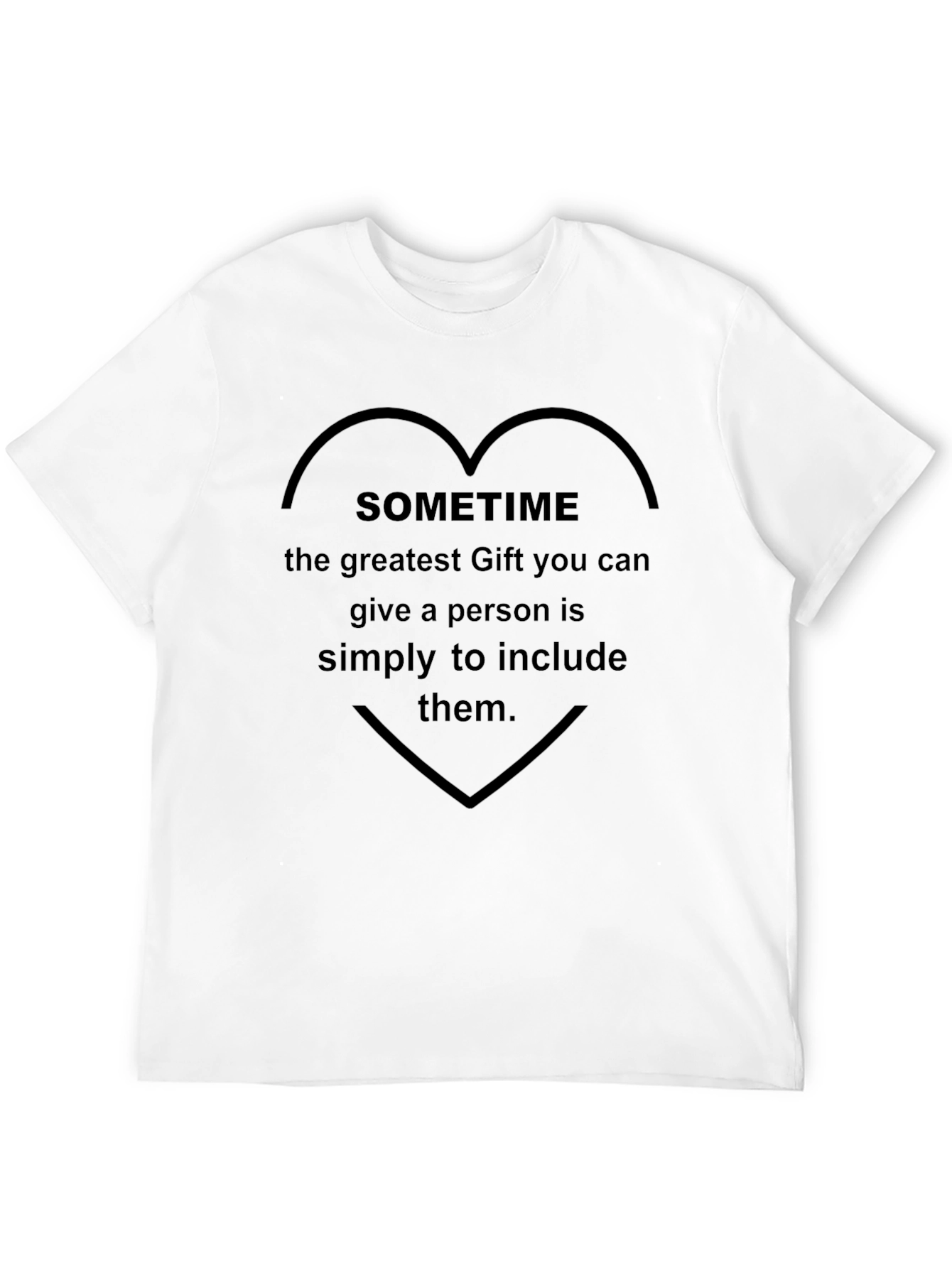 Black Inclusion Gift T-Shirt view 12