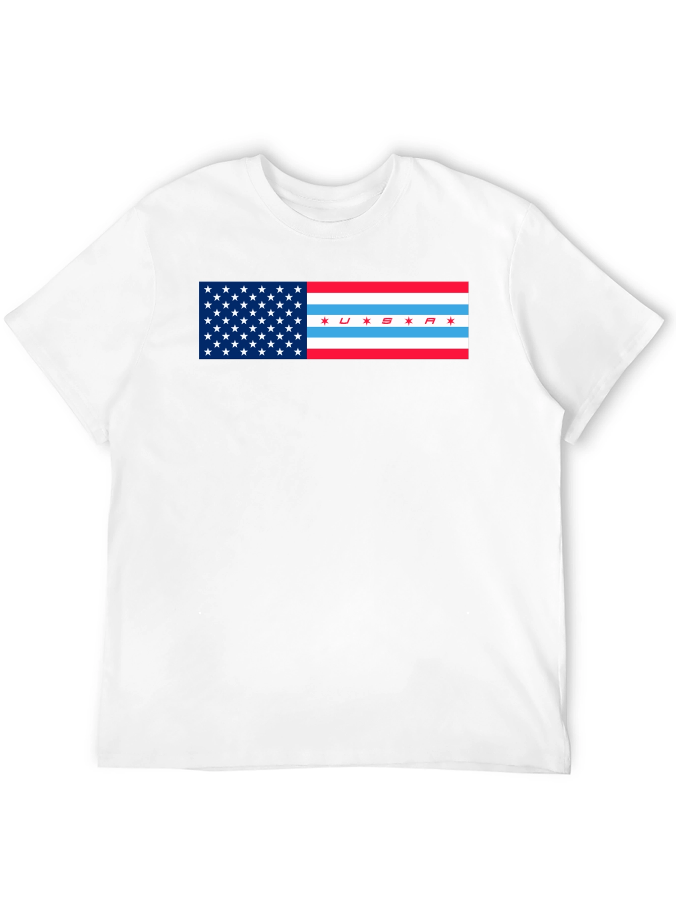 Black USSA Flag Graphic T-Shirt - Patriot Style view 12