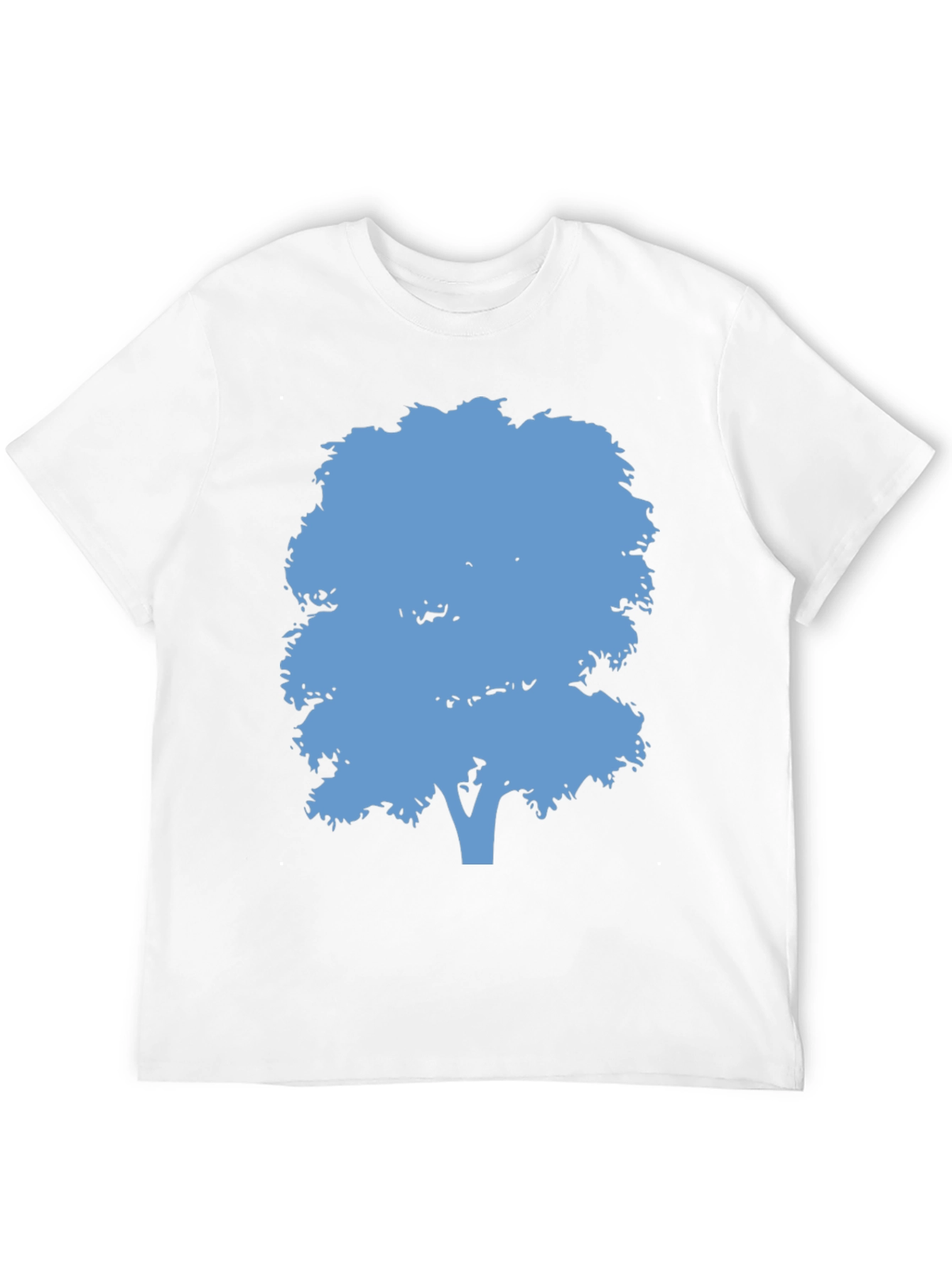 Black Blue Tree Graphic Black T-Shirt view 12