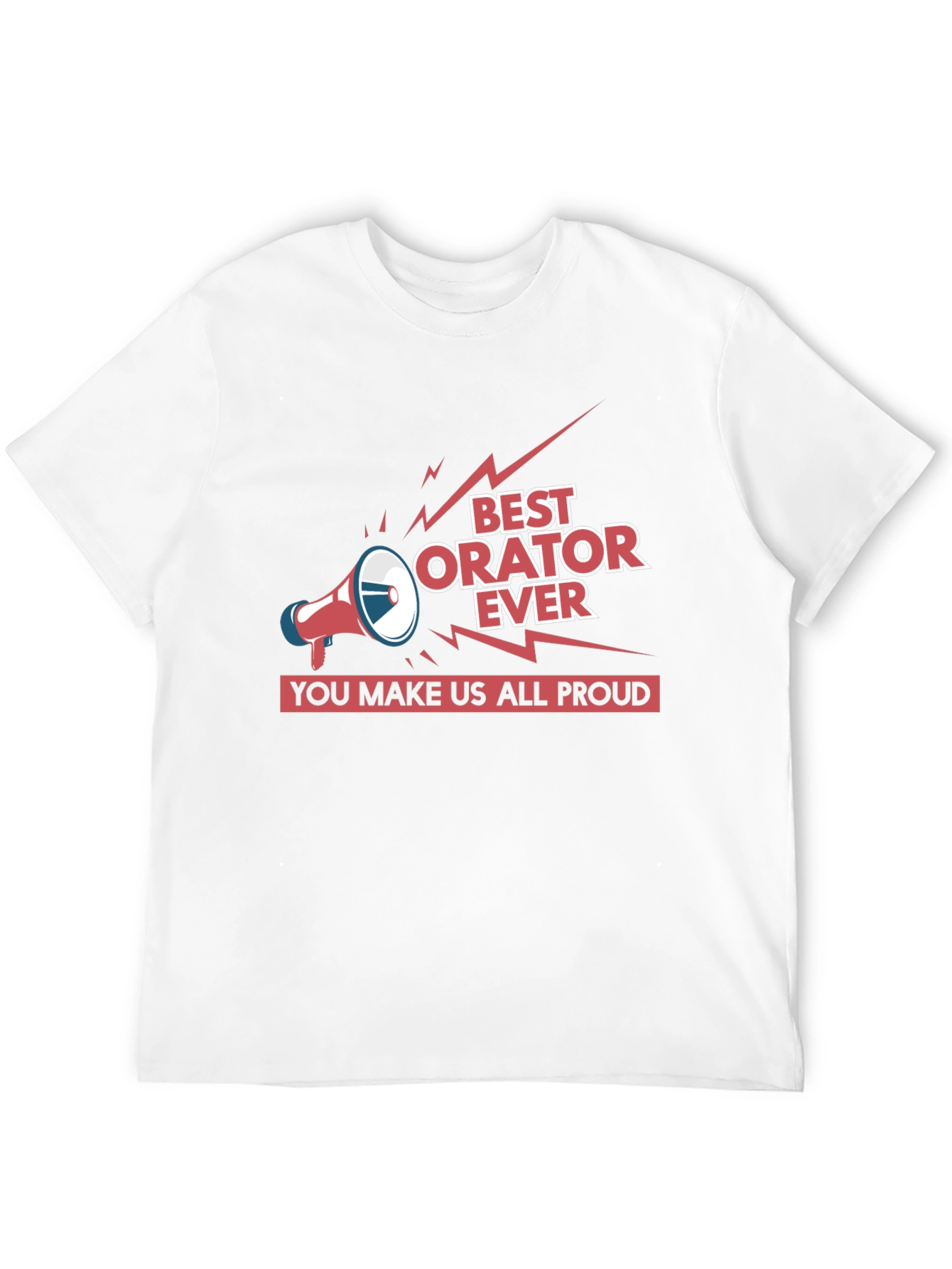 Black Best Orator Ever Graphic T-Shirt view 12