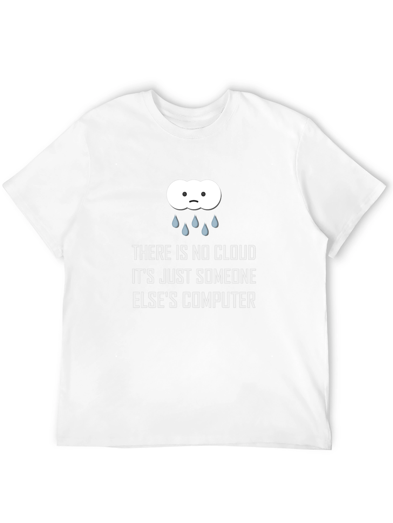 Black Funny Cloud Computing T-Shirt - Someone Else's Computer view 12