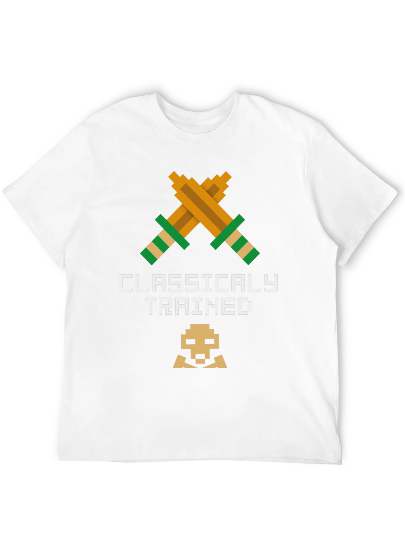 Black Classically Trained Retro Gamer T-Shirt view 12
