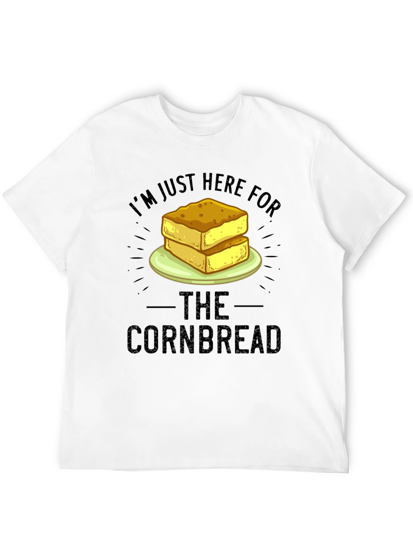Black Cornbread Lover T-Shirt - Funny Foodie Tee view 12